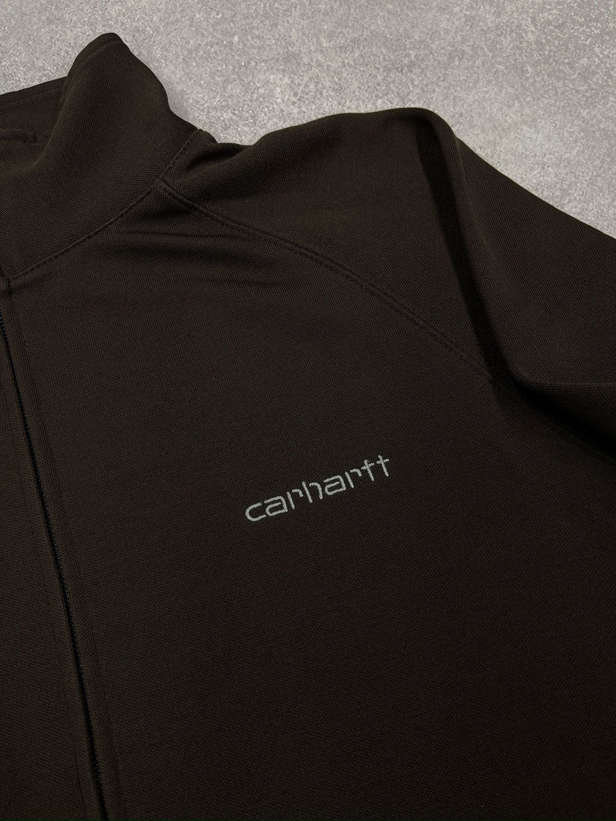 Carhartt Vintage Carhartt Brown Track Jacket Y2K Size US S / EU 44-46 / 1 - 5 Thumbnail