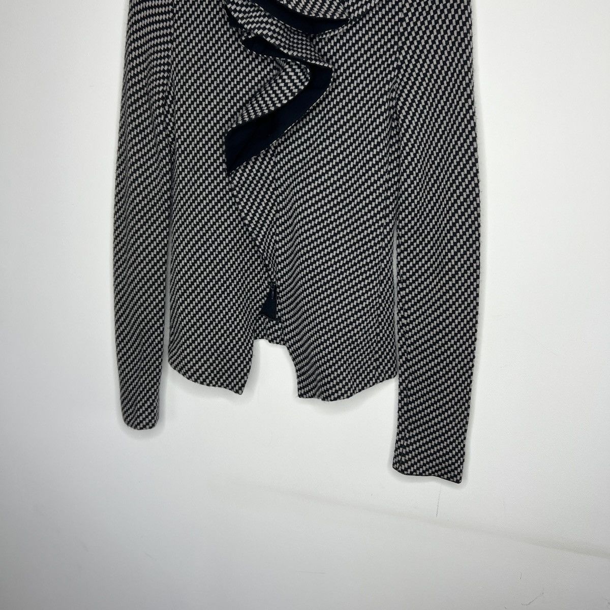 Emporio Armani × Giorgio Armani EMPORIO ARMANI DOUBLE COLLAR JACKET WOOL BLAZER Size S / US 4 / IT 40 - 2 Thumbnail