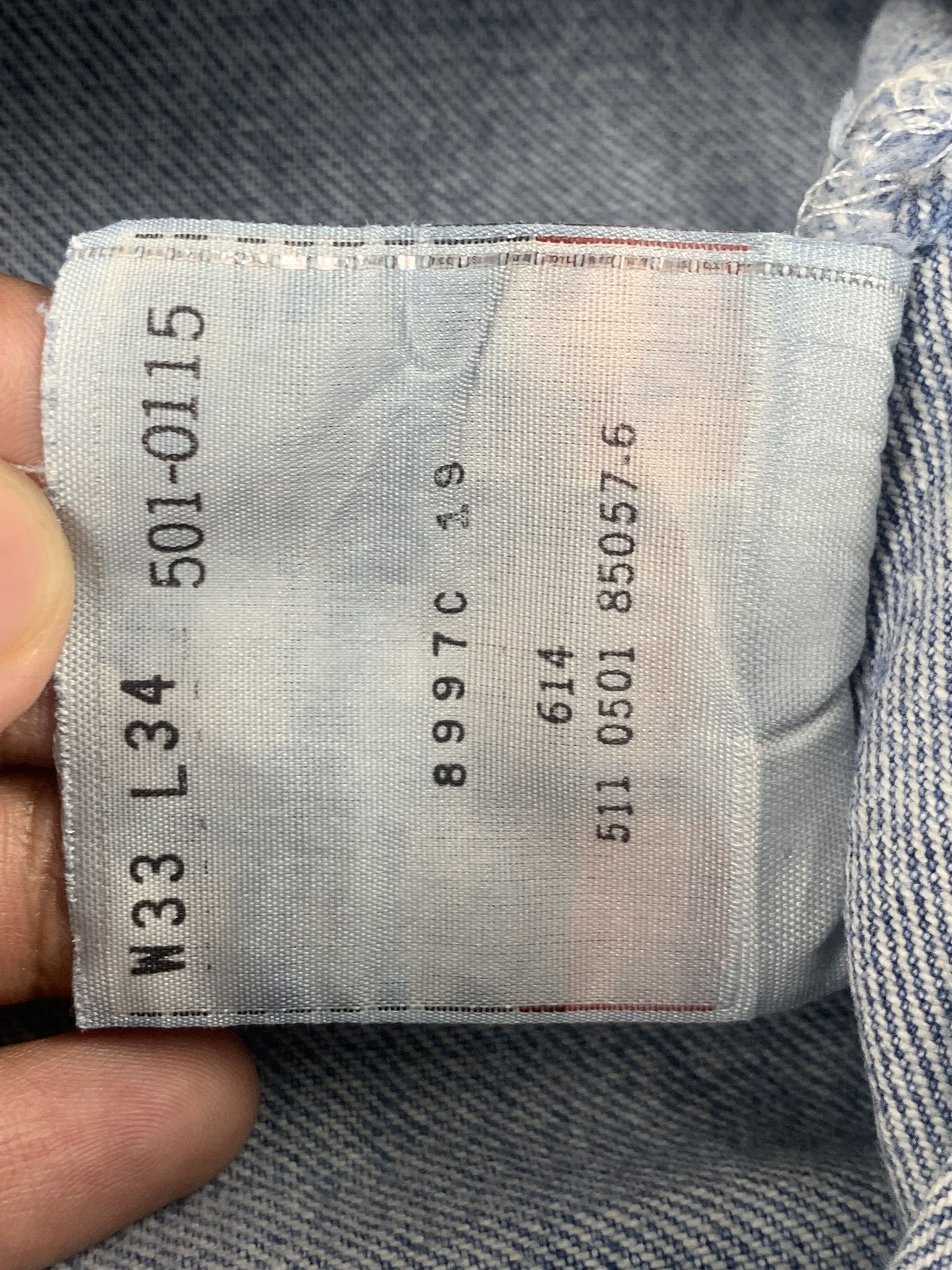 Levi's Vintage Levis 501 Faded Blue Jeans DP2065 Size US 32 / EU 48 - 8 Thumbnail