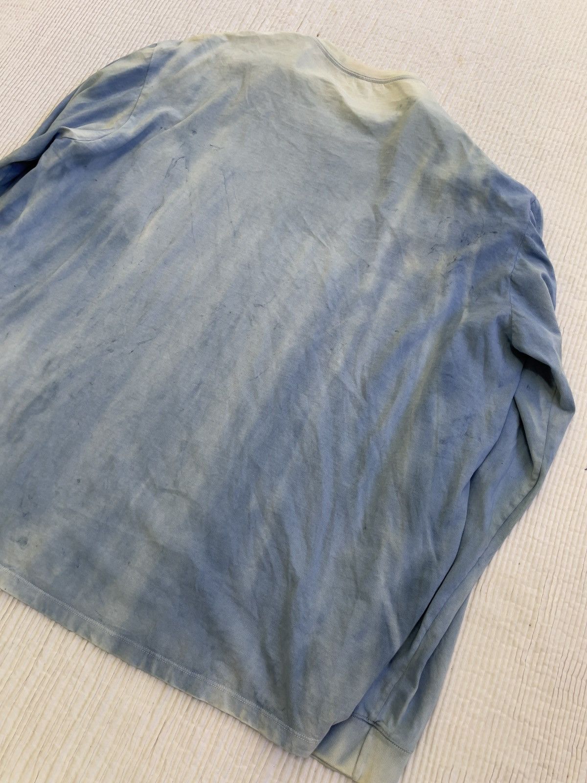 Indigo Indigo Schloppy Dyed Sunfaded Longsleeve Size US XL / EU 56 / 4 - 11 Thumbnail