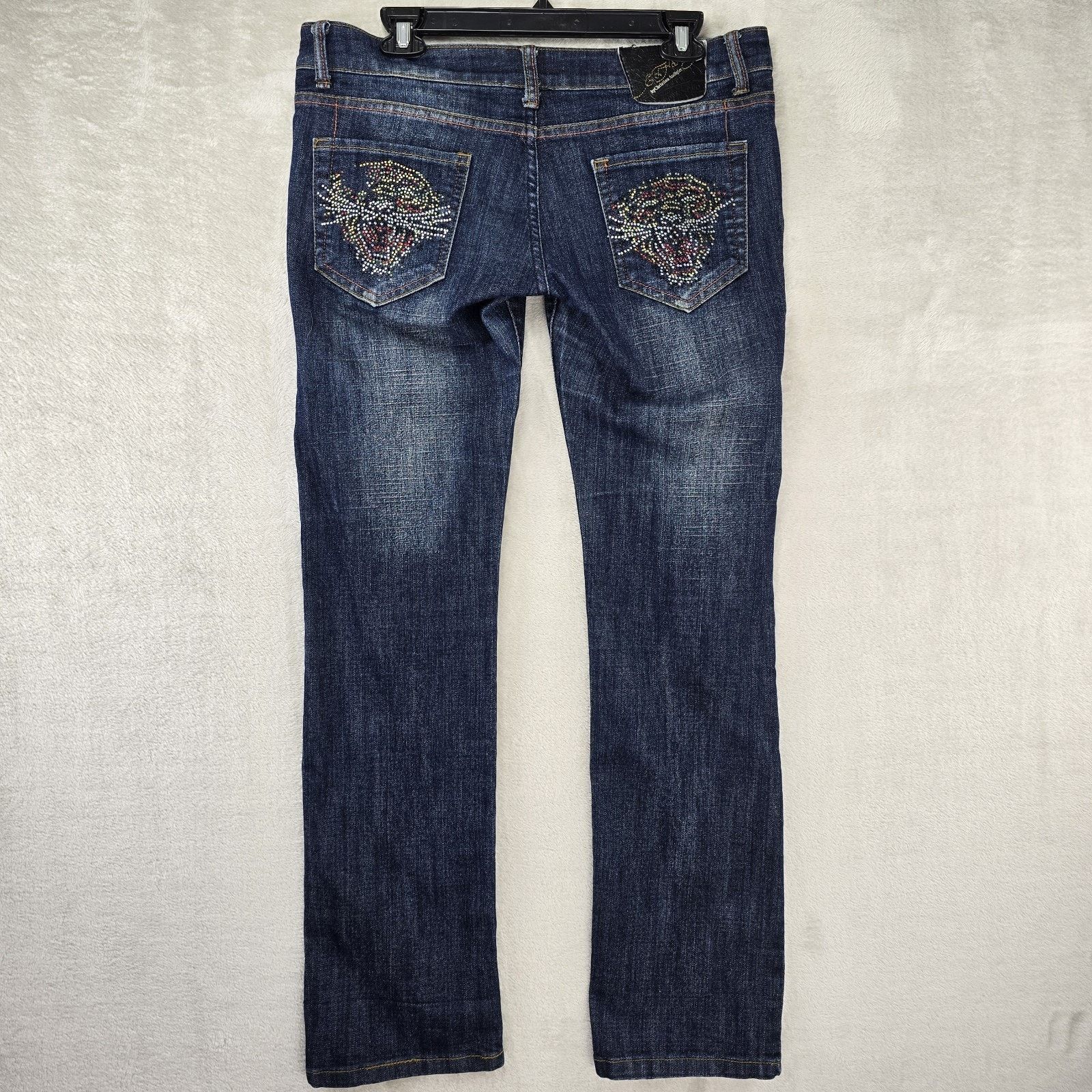 Christian Audigier Ed Hardy Christian Audigier Jeans Womens 31 Fits 34x32 Skull Size 34" / US 12 / IT 48 - 7 Thumbnail
