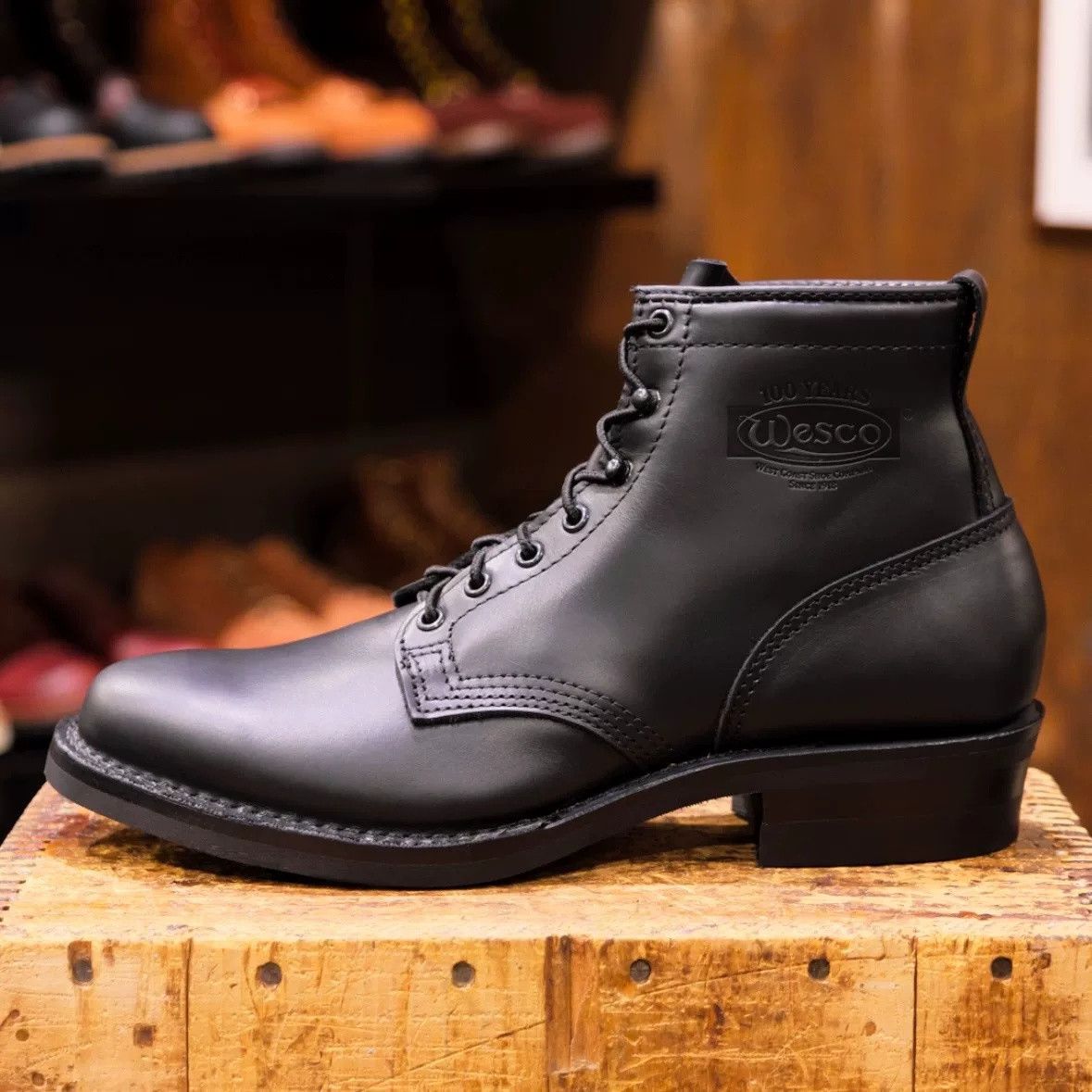 WESCO Wesco Japan Hendrik 7" Black Boots Size US 9 / EU 42 - 2 Thumbnail