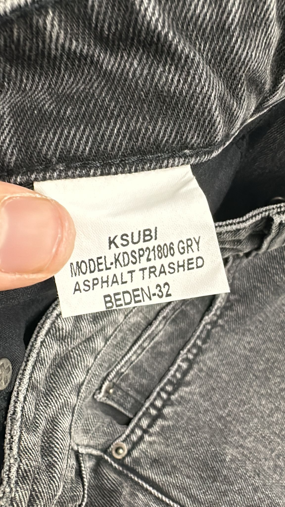 Ksubi Ksubi Asphalt Trashed Sample Jean Size 32 Size US 32 / EU 48 - 7 Thumbnail