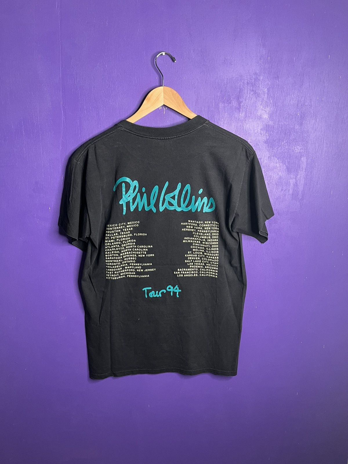 Band Tees × Vintage Vintage 1994 Phil Collin’s United States tour t-shirt Size US L / EU 52-54 / 3 - 2 Thumbnail