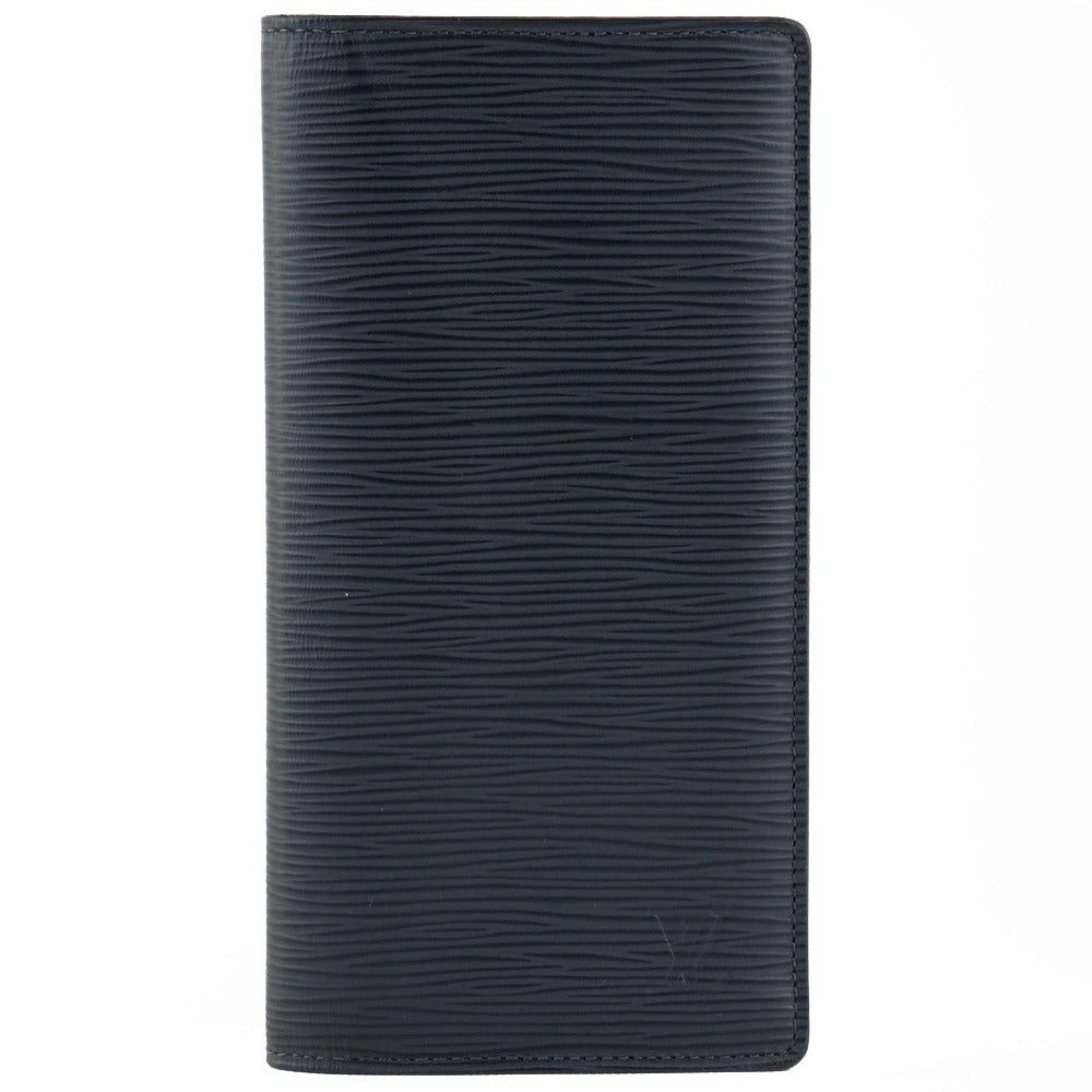 Louis Vuitton Brazza Navy Leather Wallet (Pre-Owned) Size ONE SIZE - 1 Thumbnail