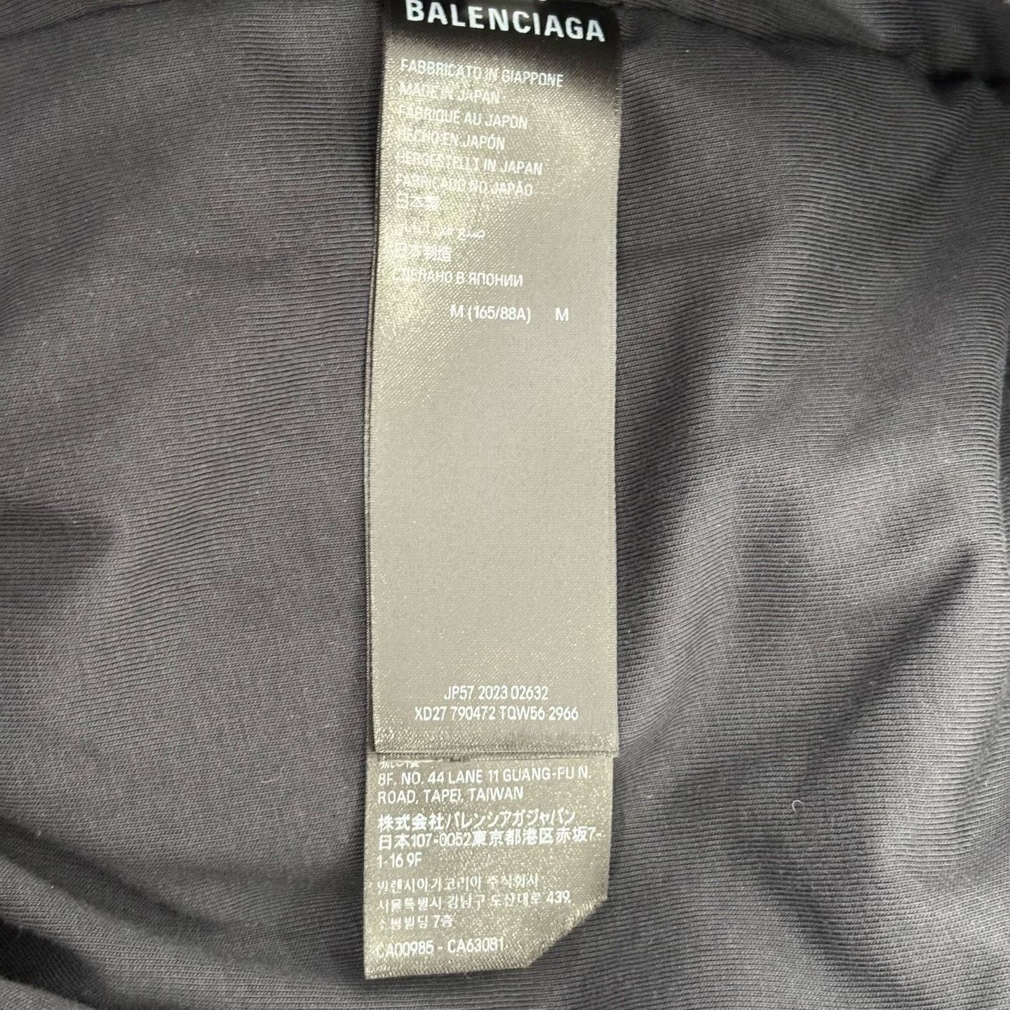 Balenciaga Balenciaga Back Print Washed Hooded Denim Quilted Jacket| Size US S / EU 44-46 / 1 - 4 Thumbnail