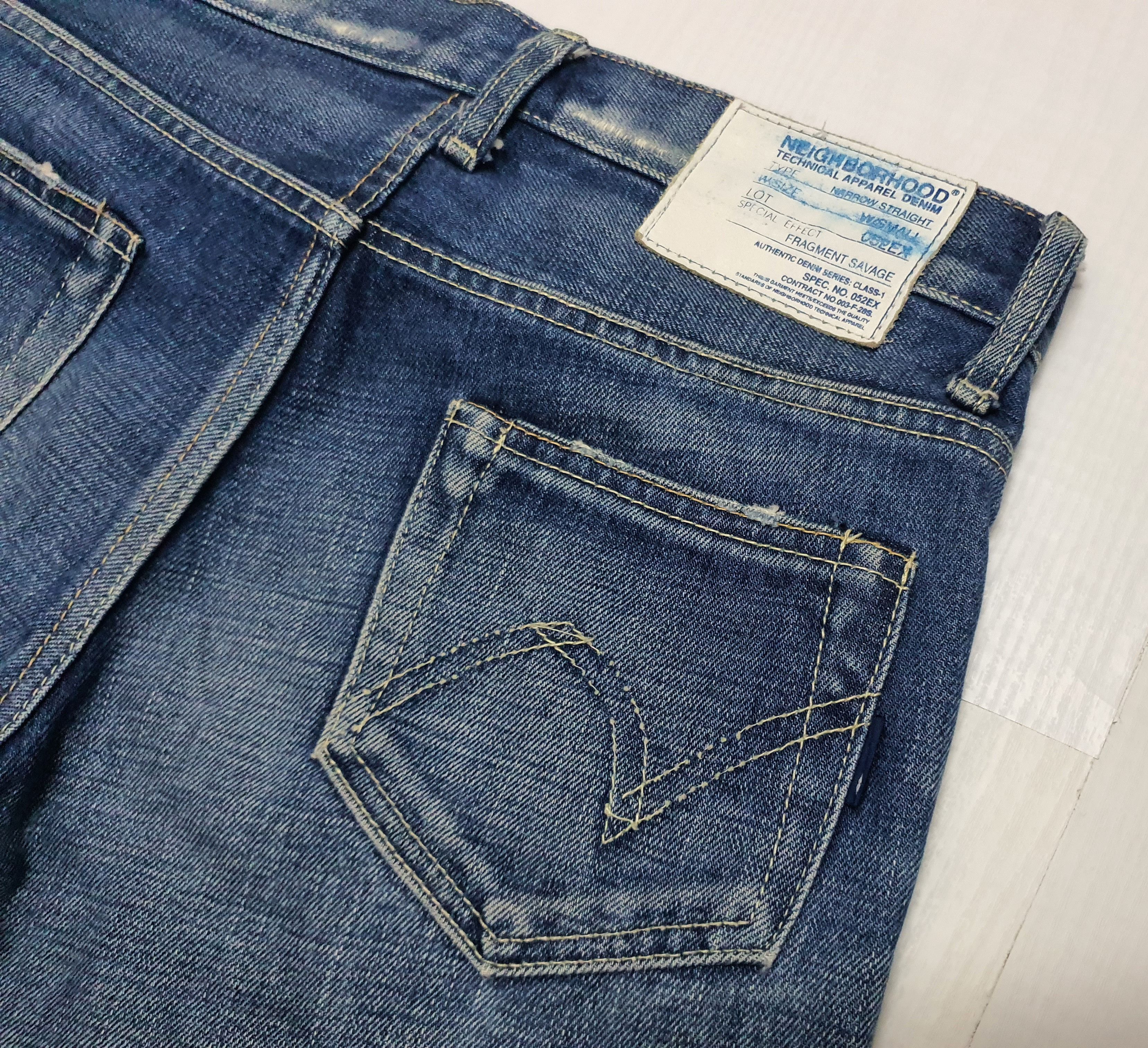 Neighborhood Neighborhood Distressed Selvedge Jeans Size US 28 / EU 44 - 4 Thumbnail