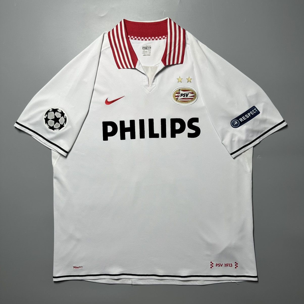 Nike PSV EINDHOVEN NIKE 2007/2009 SOCCER AWAY JERSEY #20 AFELLAY Size US XXL / EU 58 / 5 - 2 Thumbnail