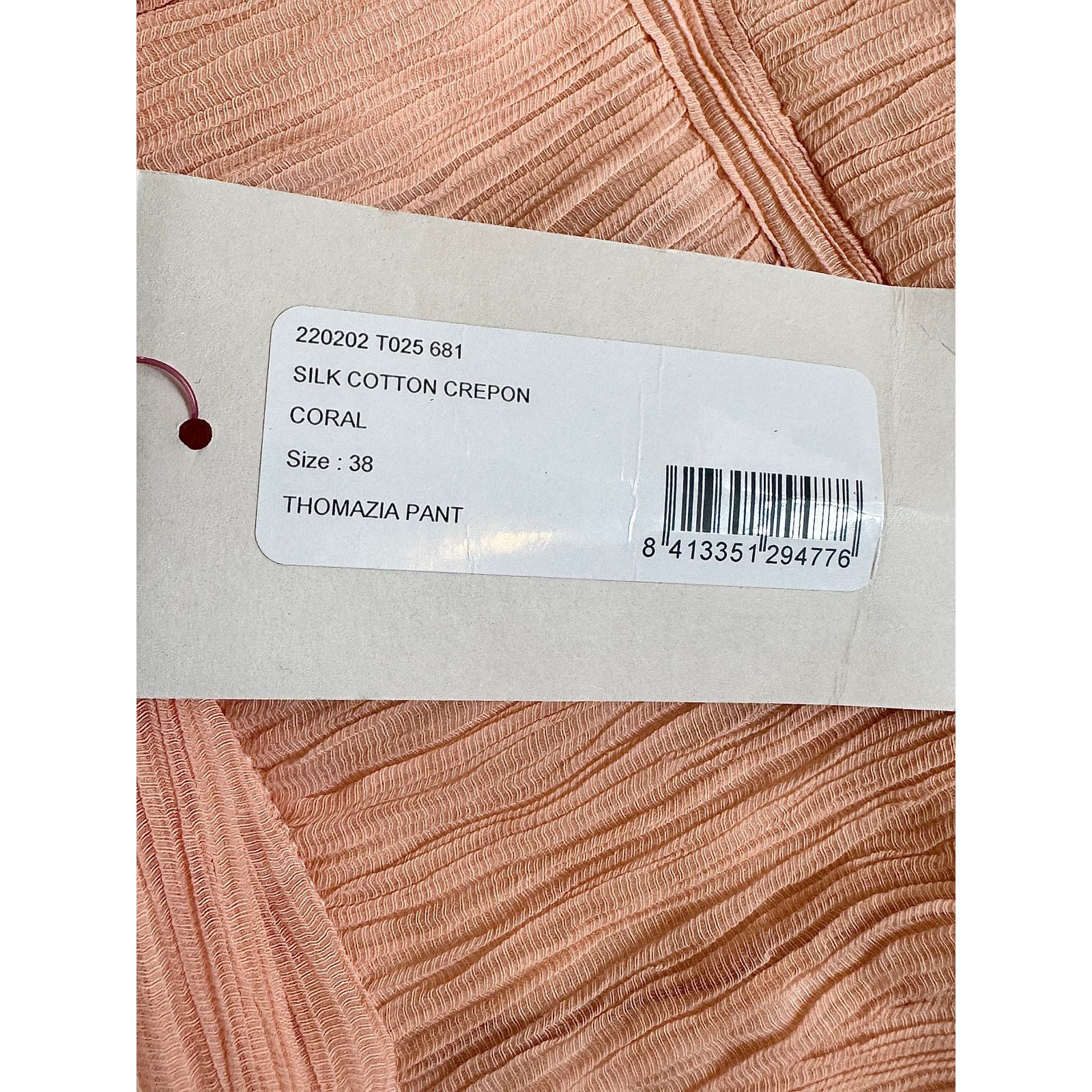 Gabriela Hearst Gabriela Hearst NWT Pink Silk Cotton Crepon Thomzaaia Pants Size M / US 6-8 / IT 42-44 - 8 Thumbnail