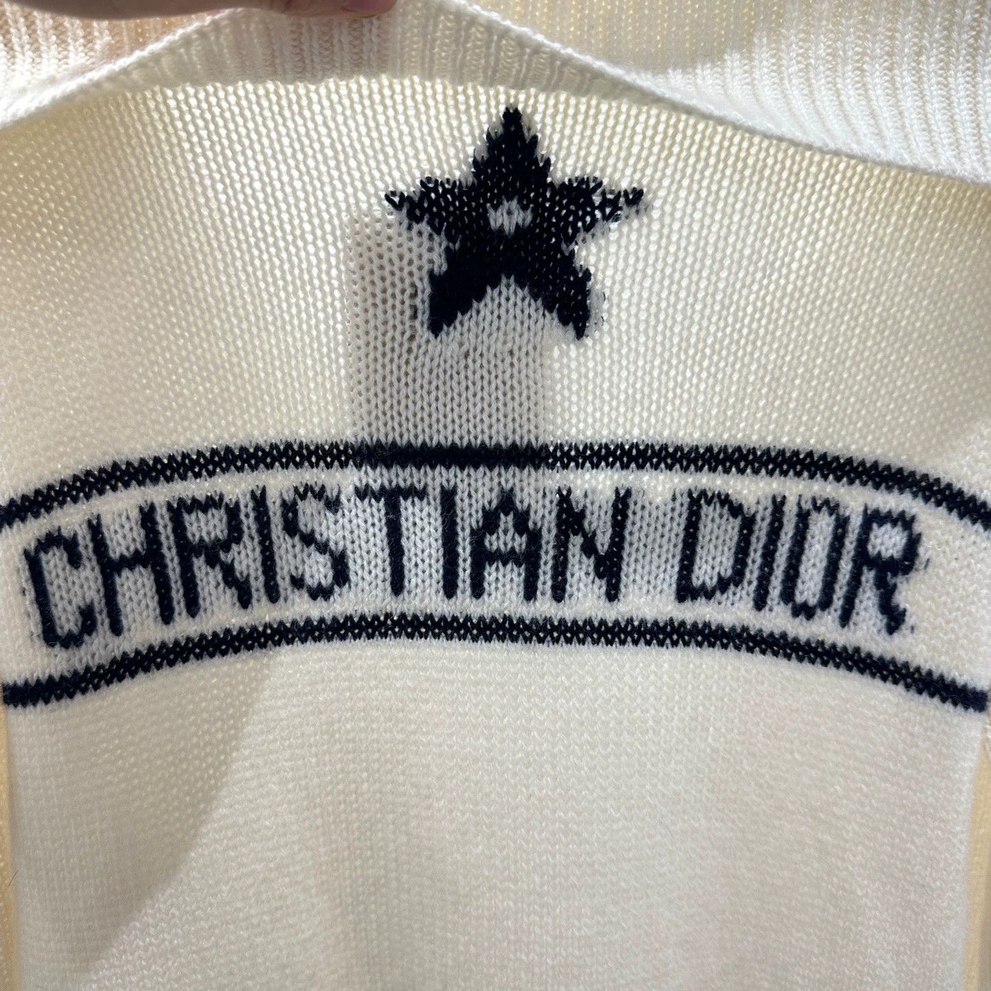 Christian Dior Monsieur Dior may237 cashmere star logo knit sweater 36 Size XS / US 0-2 / IT 36-38 - 6 Thumbnail