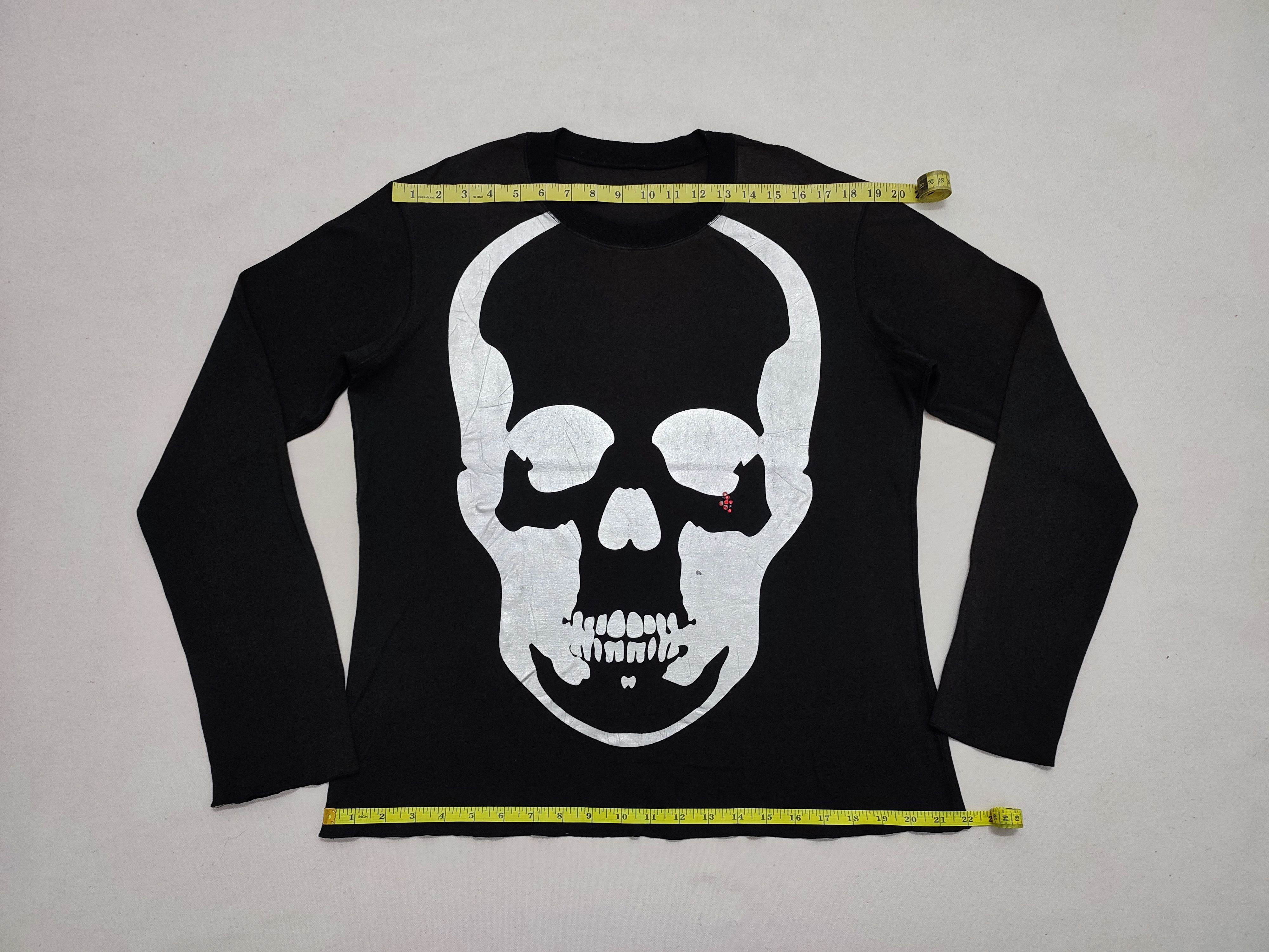 Lucien Pellat-Finet Lucien Pellat-Finet Big Skull Long Sleeve Tee Size US M / EU 48-50 / 2 - 4 Thumbnail