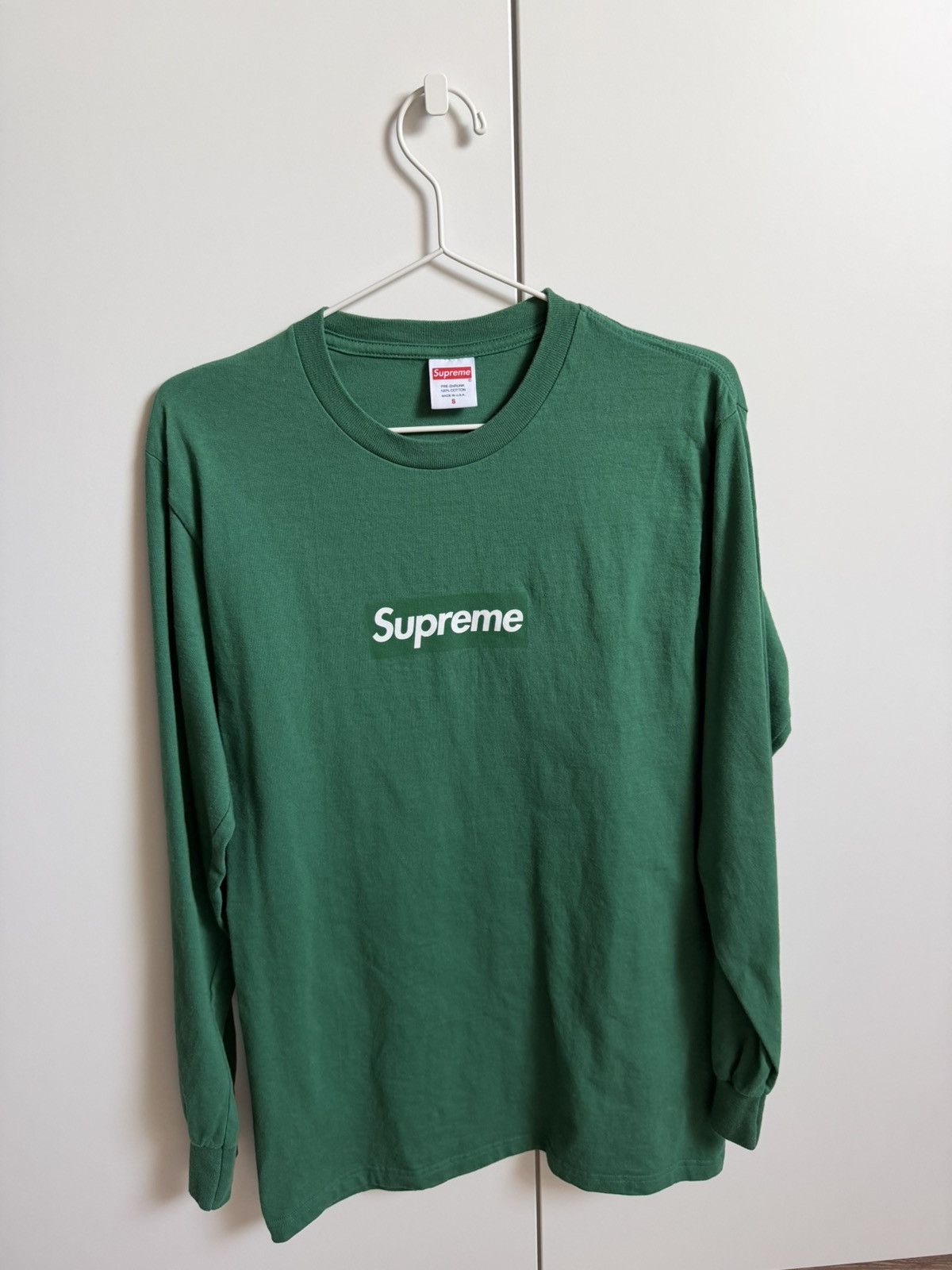 Supreme supreme long sleeve box logo / bogo 2020 pine green Size US S / EU 44-46 / 1 - 7 Thumbnail