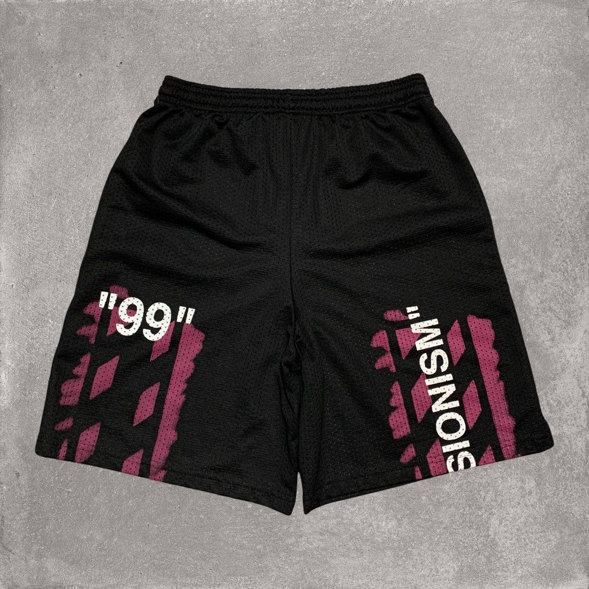 パンツ Off-White Impressionism Black Shorts S Off White Impressionism Shorts | Grailed
