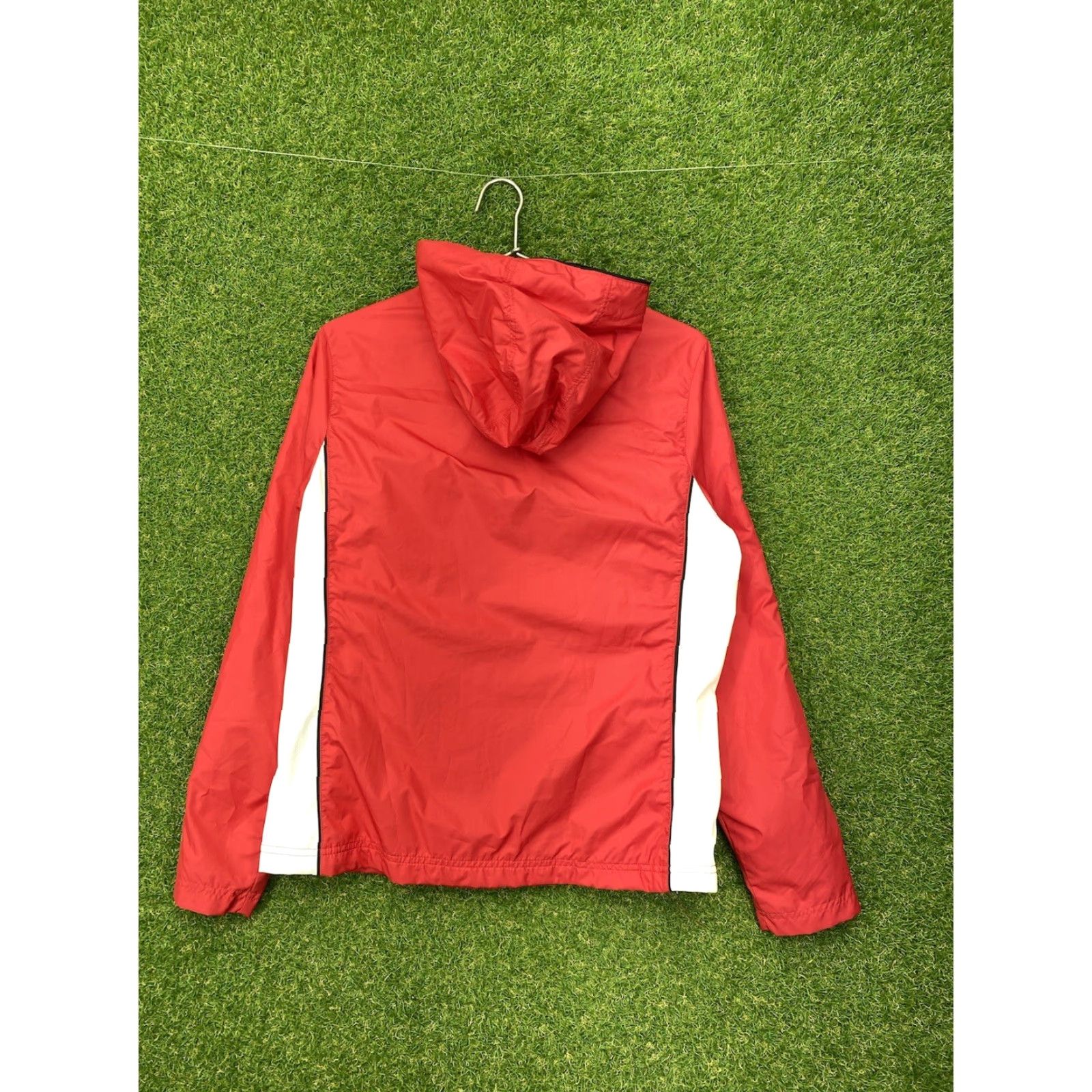Nike Nike Sportswear Jacket Womens L Red Full Zip Hoodie Size L / US 10 / IT 46 - 2 Thumbnail