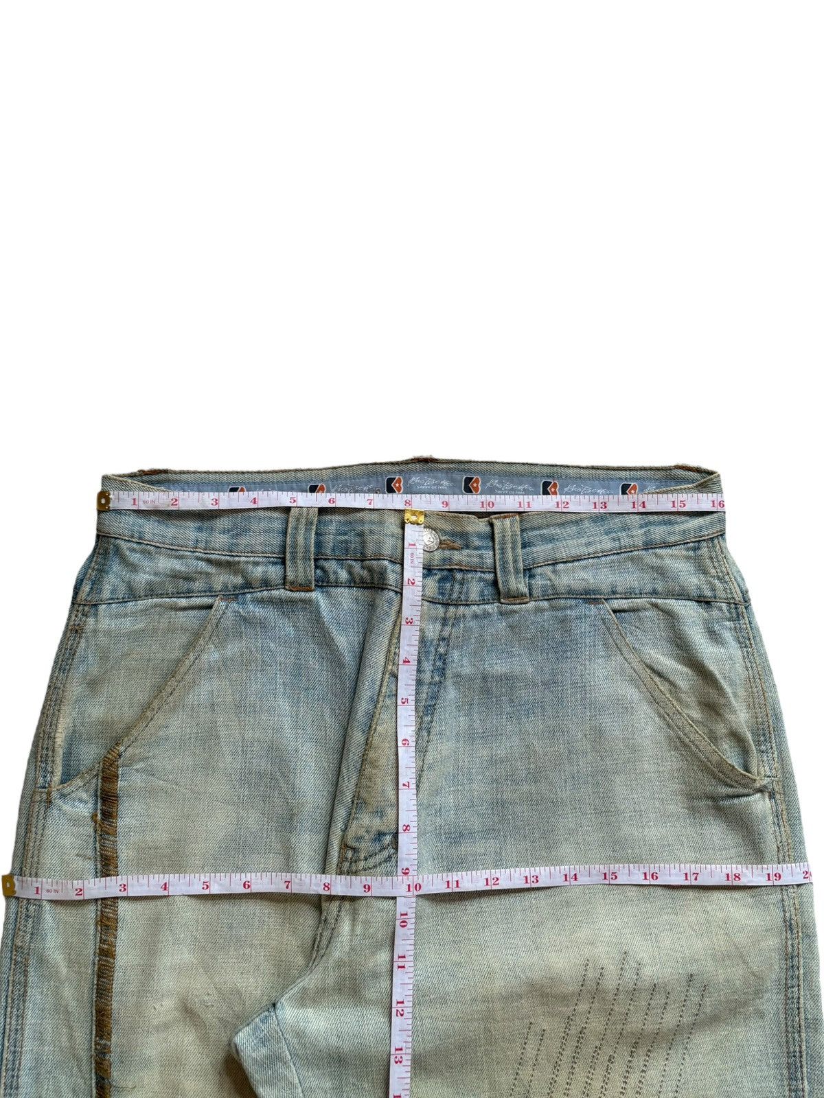 Japanese Brand Vintage Kno Betta Light Mud Wash Distressed Baggy Jeans Size US 32 / EU 48 - 12 Thumbnail