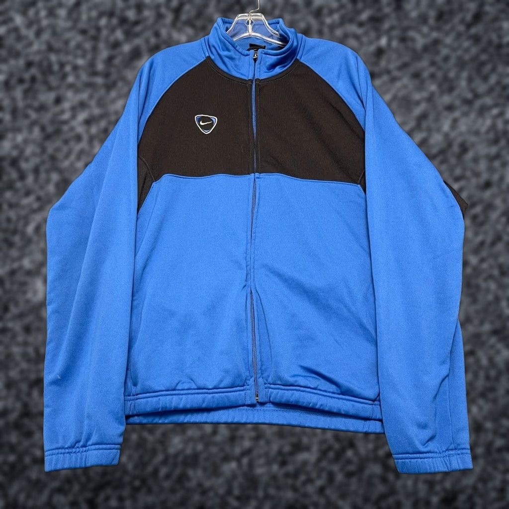 Nike ACG VINTAGE Nike ACG Soccer Track Jacket Men L Blue Black Full Zip Size US L / EU 52-54 / 3 - 1 Thumbnail
