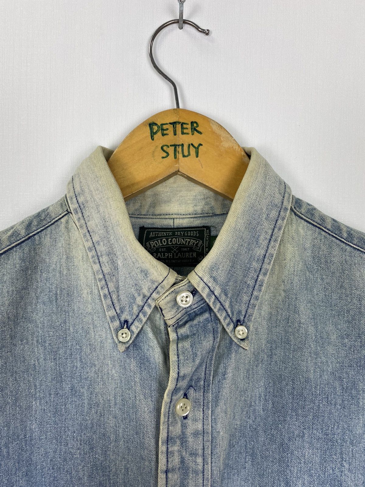 Polo Ralph Lauren × Vintage Vintage Polo Country Denim Jacket Size US M / EU 48-50 / 2 - 6 Thumbnail
