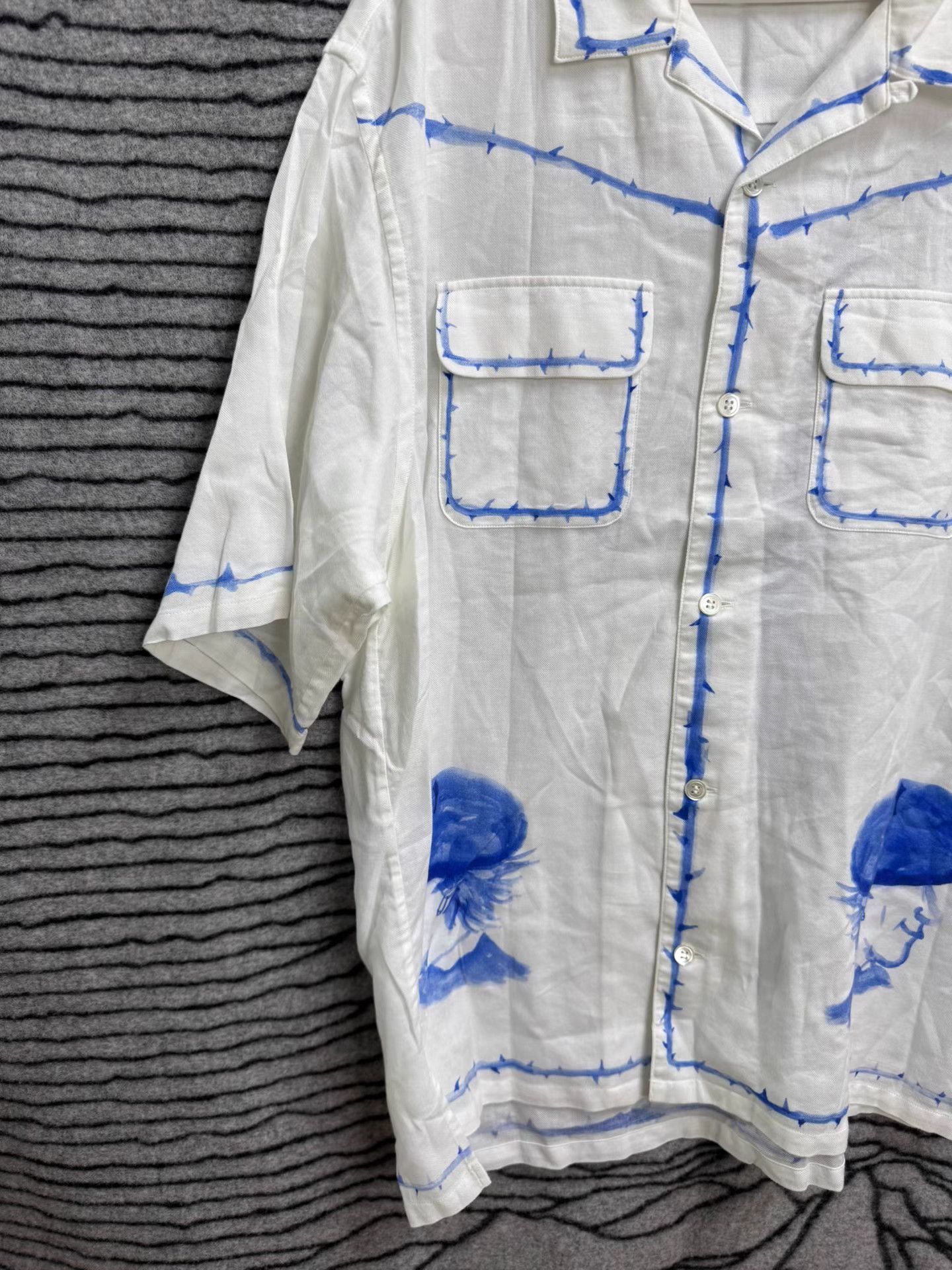 Undercover UNDERCOVER Ballpoint Painter Short Sleeve Shirt K20 Size US XL / EU 56 / 4 - 2 Thumbnail