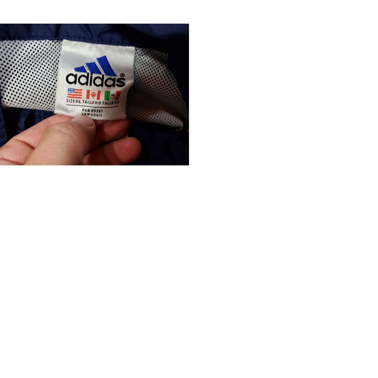 Adidas VINTAGE adidas Jacket Mens XL Blue Windbreaker Vented Coat Outdoors Y2K Size US XL / EU 56 / 4 - 9 Thumbnail