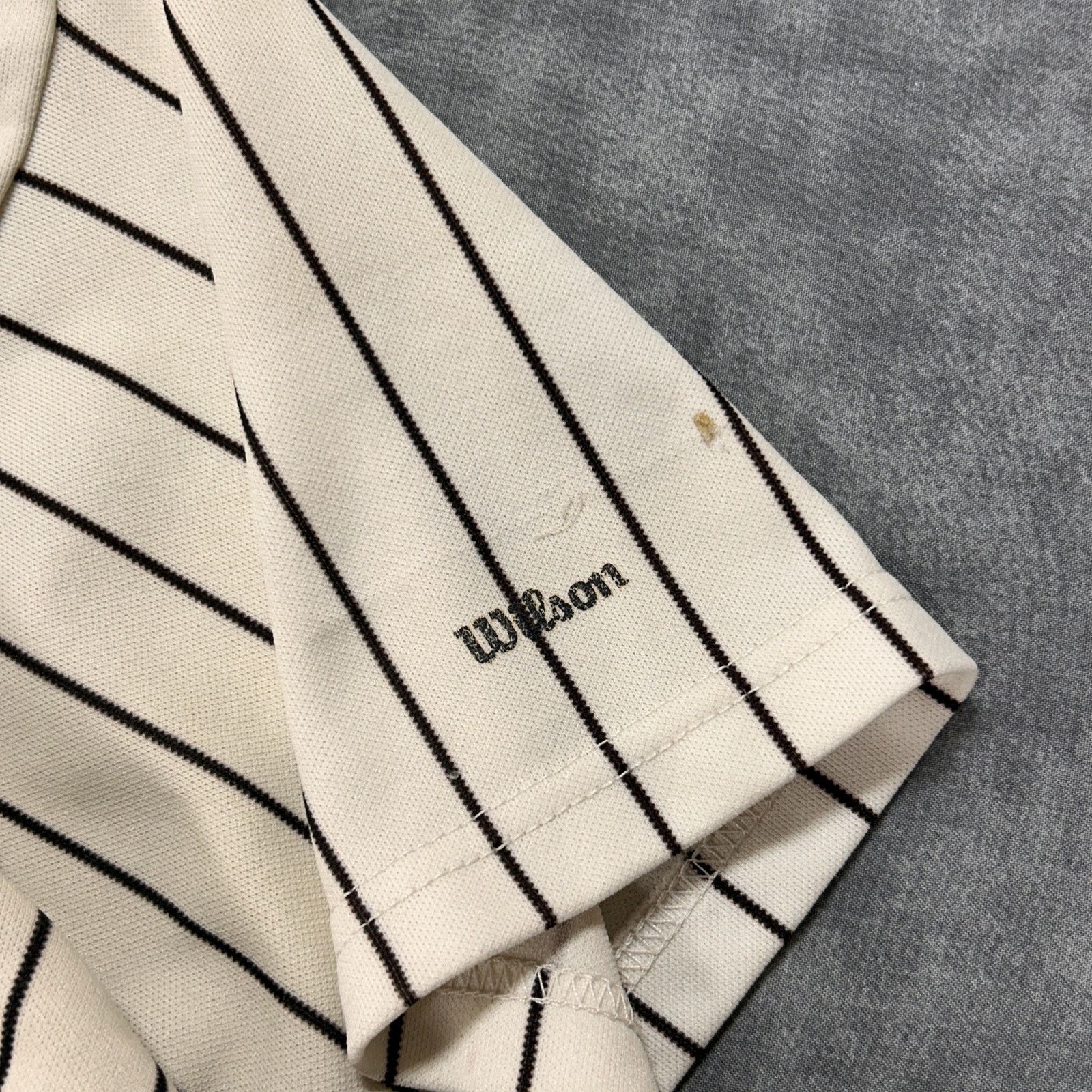 Wilson VTG Wilson VFW pinstripe sportswear baseball jersey mens XL Size US XL / EU 56 / 4 - 5 Thumbnail