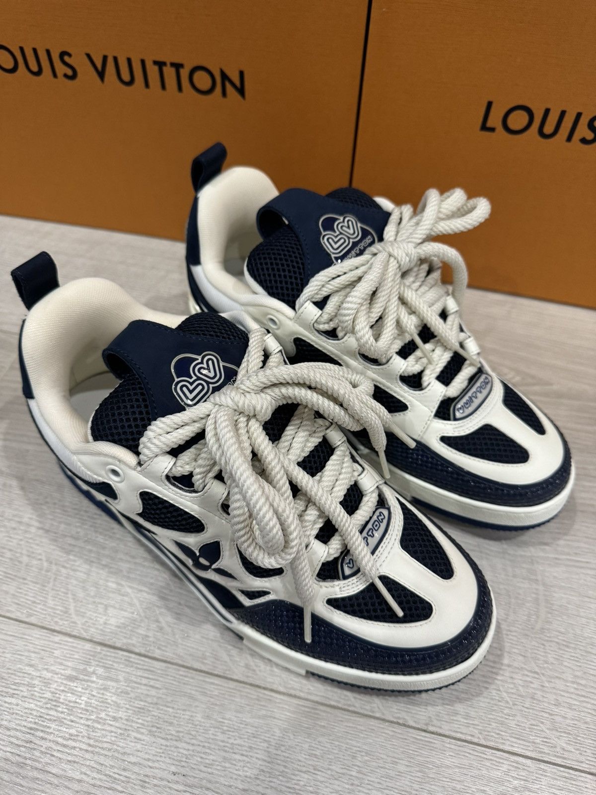 Louis Vuitton LOUIS VUITTON SKATE SNEAKER MARNIE BLUE Size US 8 / EU 41 - 5 Thumbnail