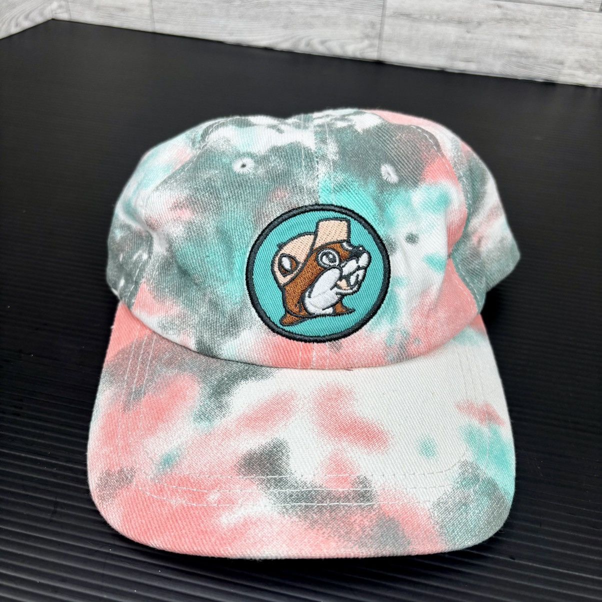 Other Bucees Beaver Baseball Hat Tie Dye Strap Back Cap Adjustable Size ONE SIZE - 11 Thumbnail