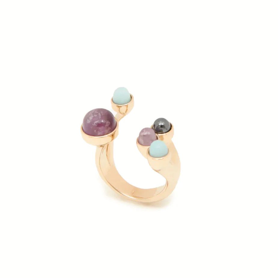 Chloe o1loc1c0425 Size: OS / Zodiac Aquarius Ring in Multicolor Size ONE SIZE - 1 Thumbnail