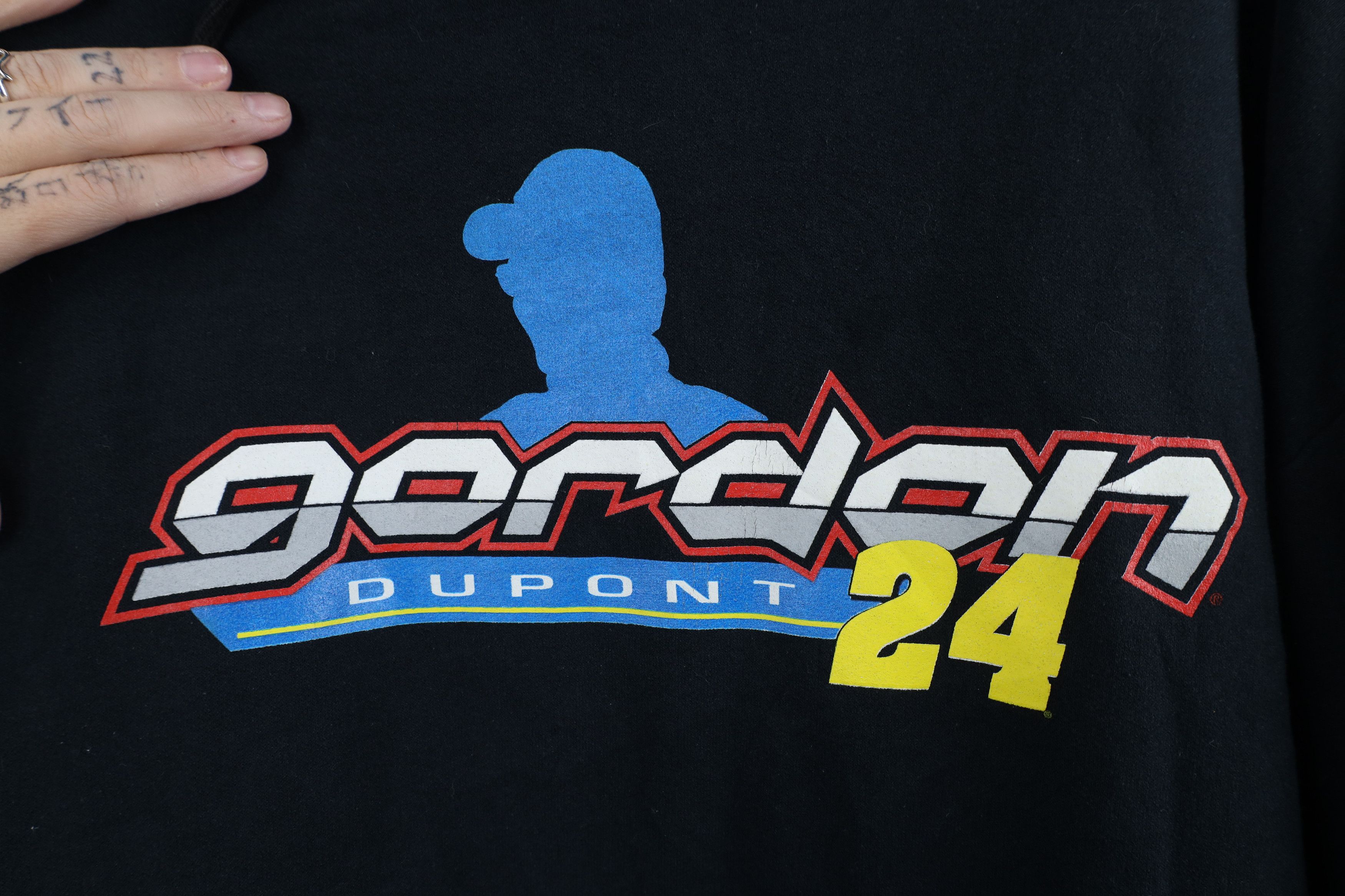 Vintage Vintage NASCAR Spell Jeff Gordon Racing Hoodie Sweatshirt Size US XXL / EU 58 / 5 - 4 Thumbnail