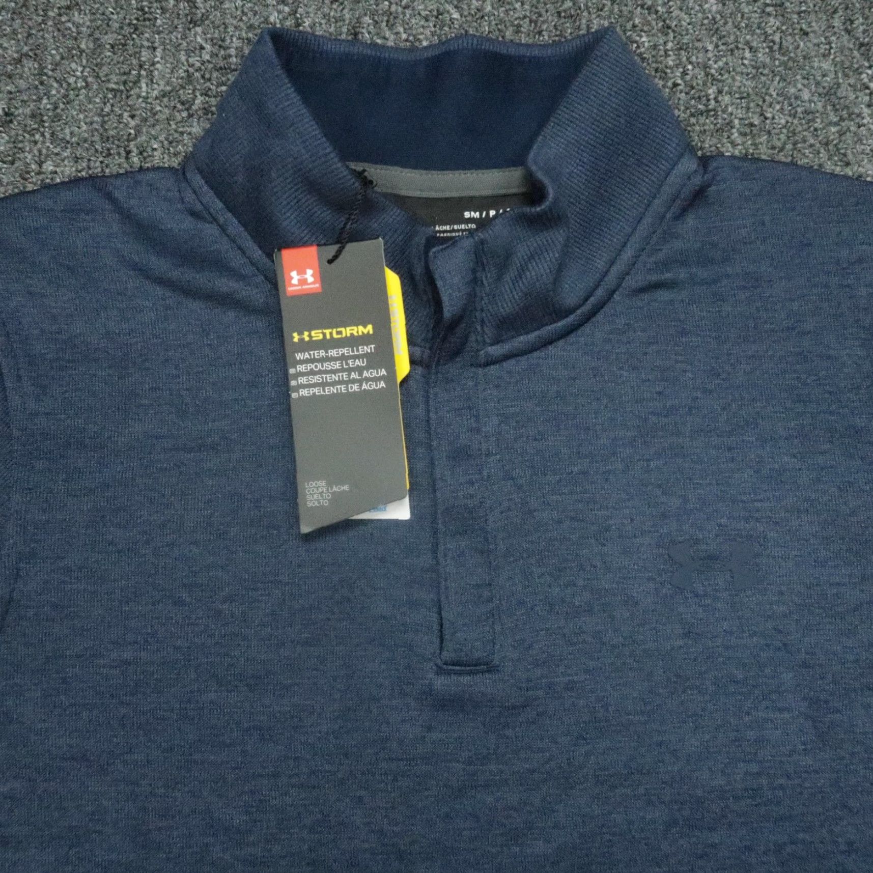 Under Armour Under Armour Pullover Mens Small ColdGear Storm Sweater Fleece Quarter Zip NWT Size US S / EU 44-46 / 1 - 2 Thumbnail