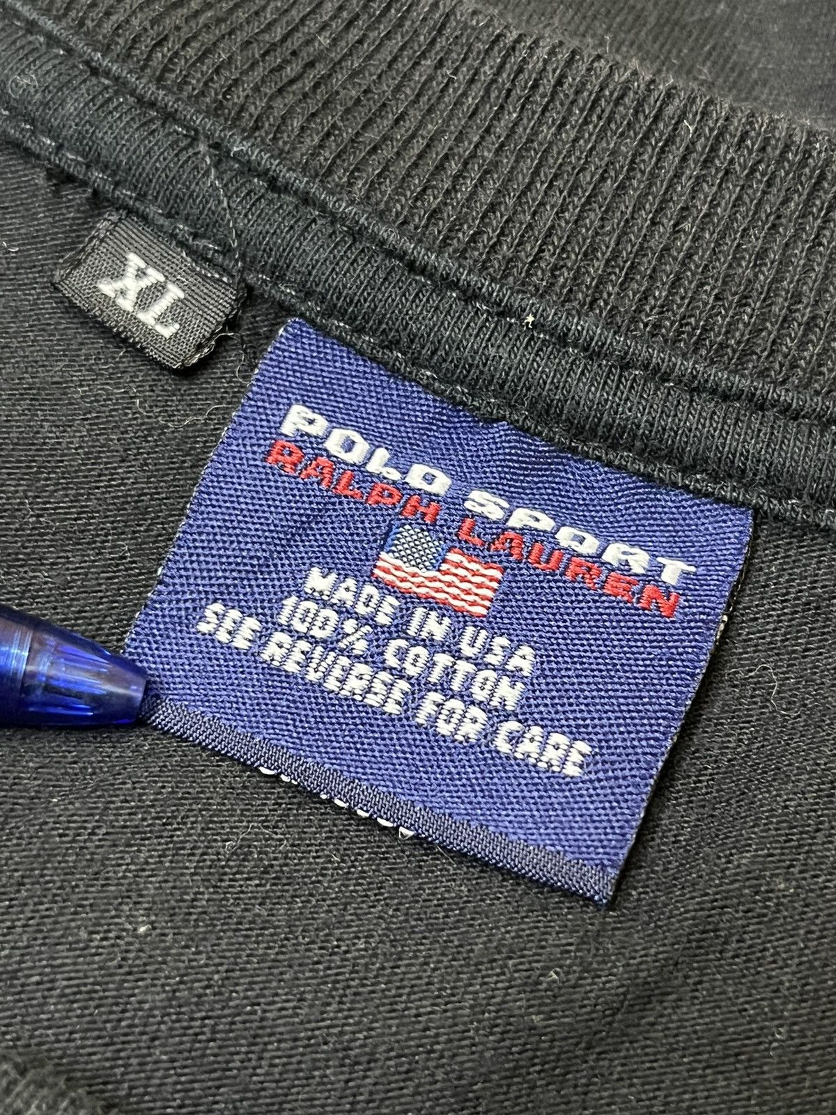 Polo Ralph Lauren VINTAGE POLO SPORTS RALPH LAUREN BIG LOGO TEE SHIRT Size US XL / EU 56 / 4 - 8 Thumbnail
