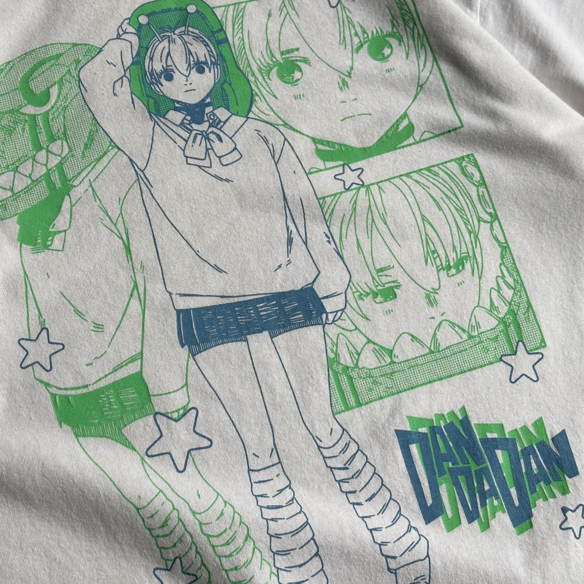 Anime Vintage DanDanDan Momo Ayase Anime Graphic Promo Tee Size US XL / EU 56 / 4 - 5 Thumbnail