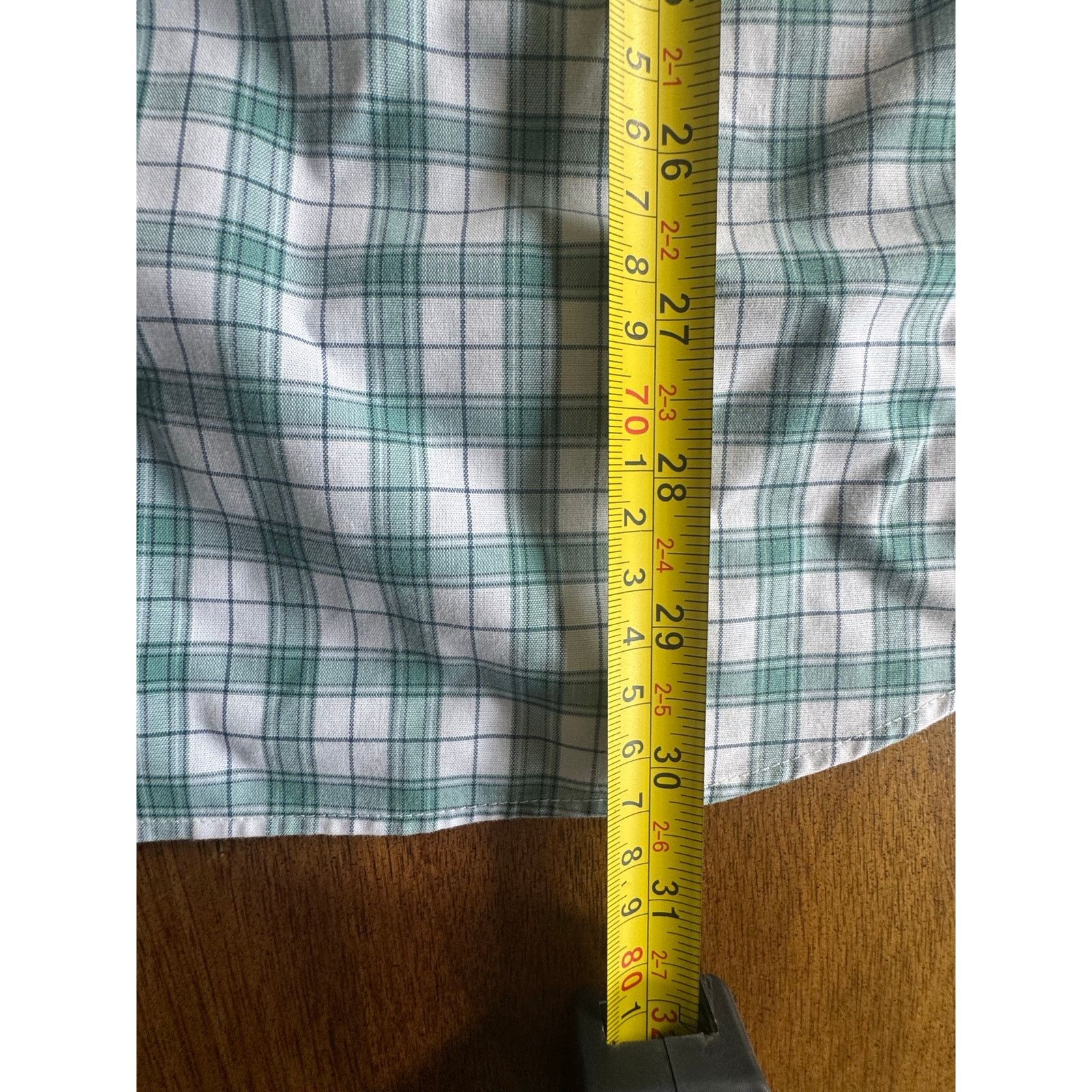 L.L. Bean 100 Percent Cotton L.L.Bean Green Plaid Button Down Shirt L Size US L / EU 52-54 / 3 - 9 Thumbnail