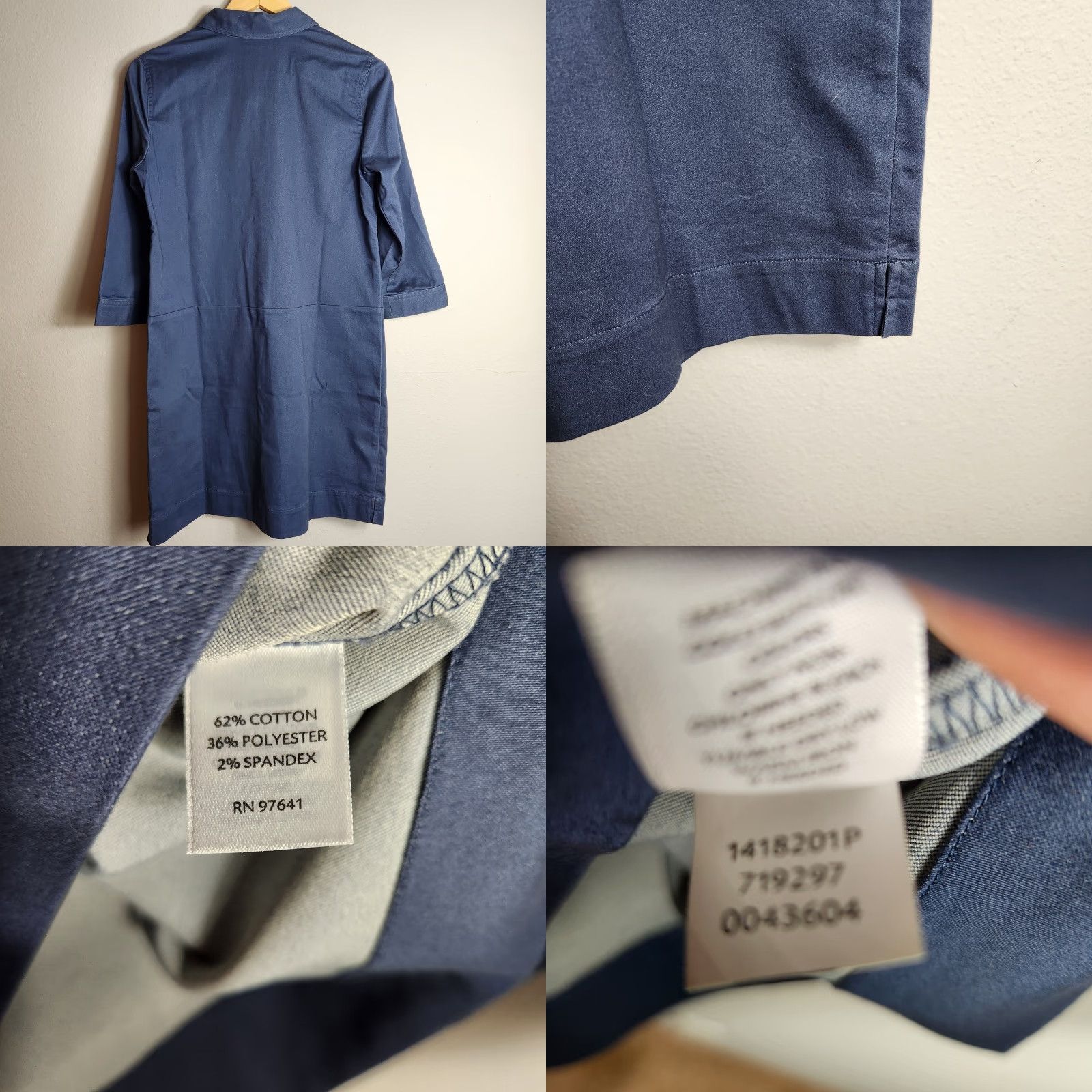 J. Jill J. Jill Womens Petite |SP| Night Sky 3/4 Sleeve Popover Chore Shift Dress (NWT) Shirt? Dress? Size S / US 4 / IT 40 - 8 Thumbnail