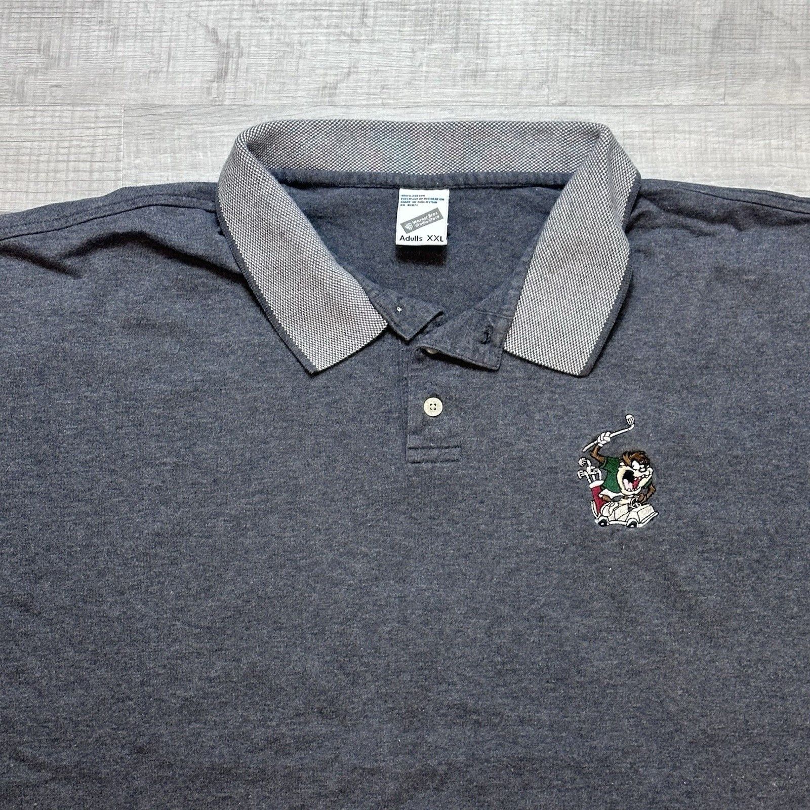 Vintage Vintage Warner Bros Golf Polo Shirt Men's 2XL Taz 90's Size US XXL / EU 58 / 5 - 5 Thumbnail