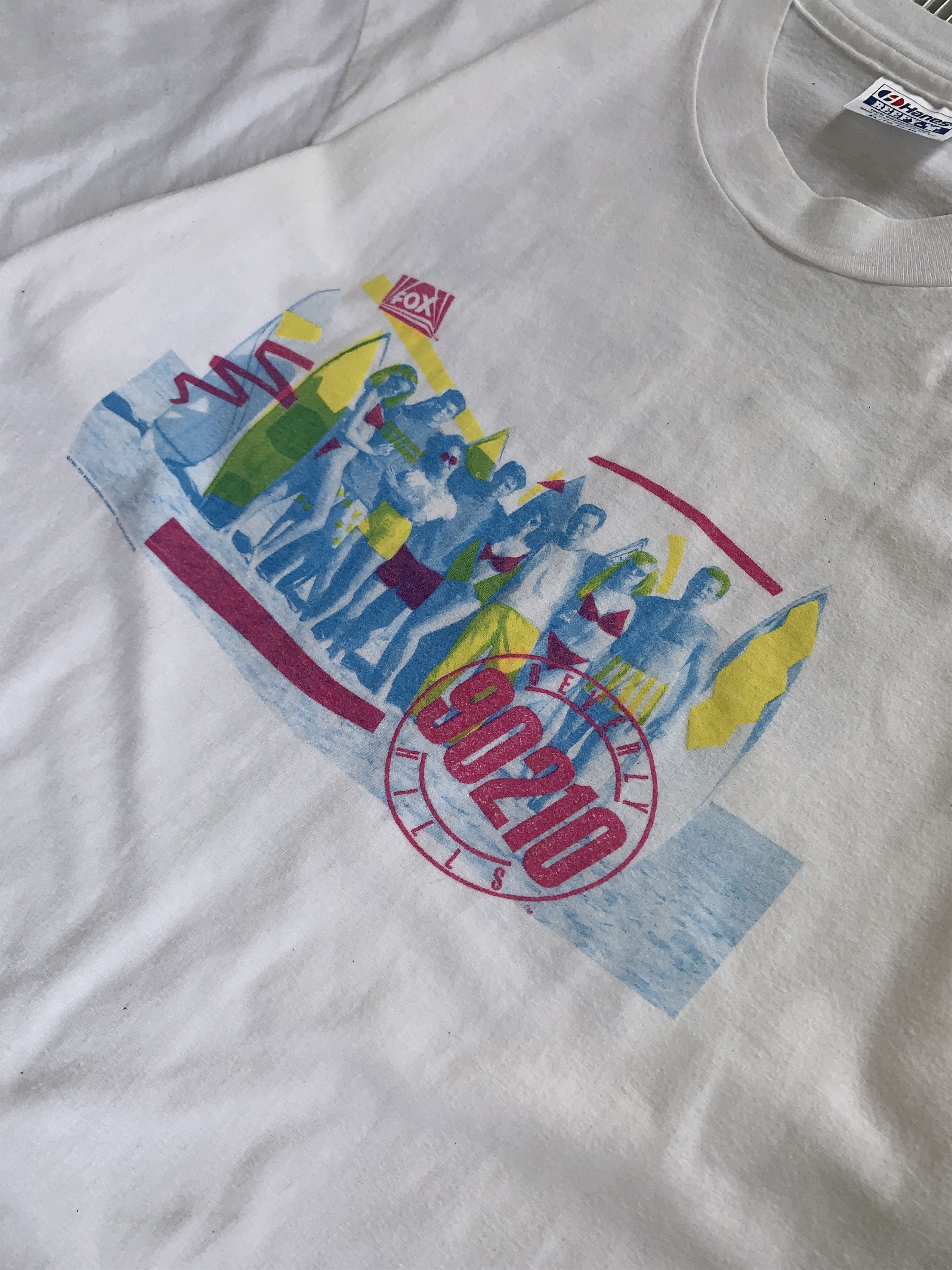 Hanes × Vintage 90210 1993 single stitch t-shirt - XL Size US XL / EU 56 / 4 - 2 Thumbnail