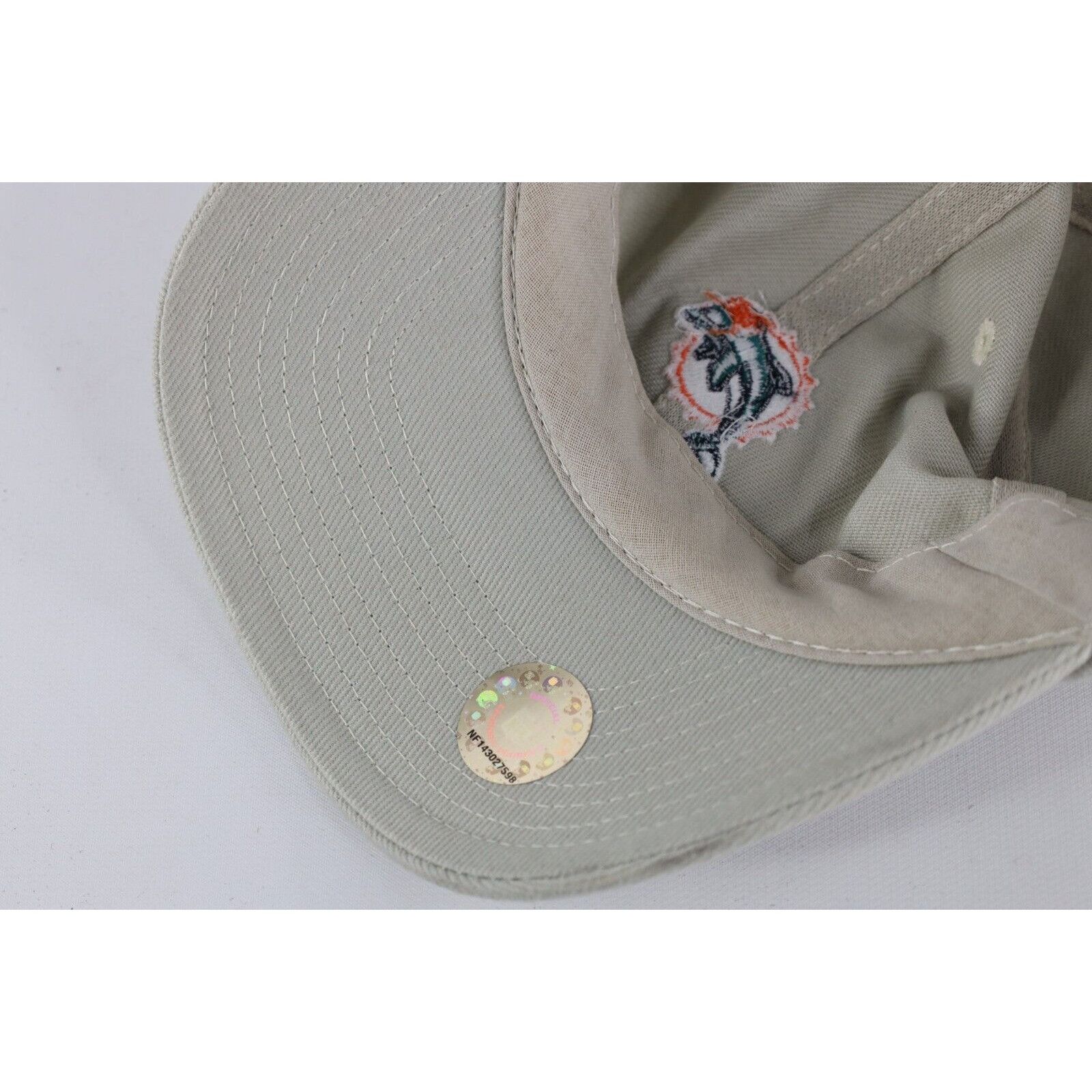 NFL × Vintage Vintage NFL Distressed Miami Dolphins Football Hat Size ONE SIZE - 11 Thumbnail