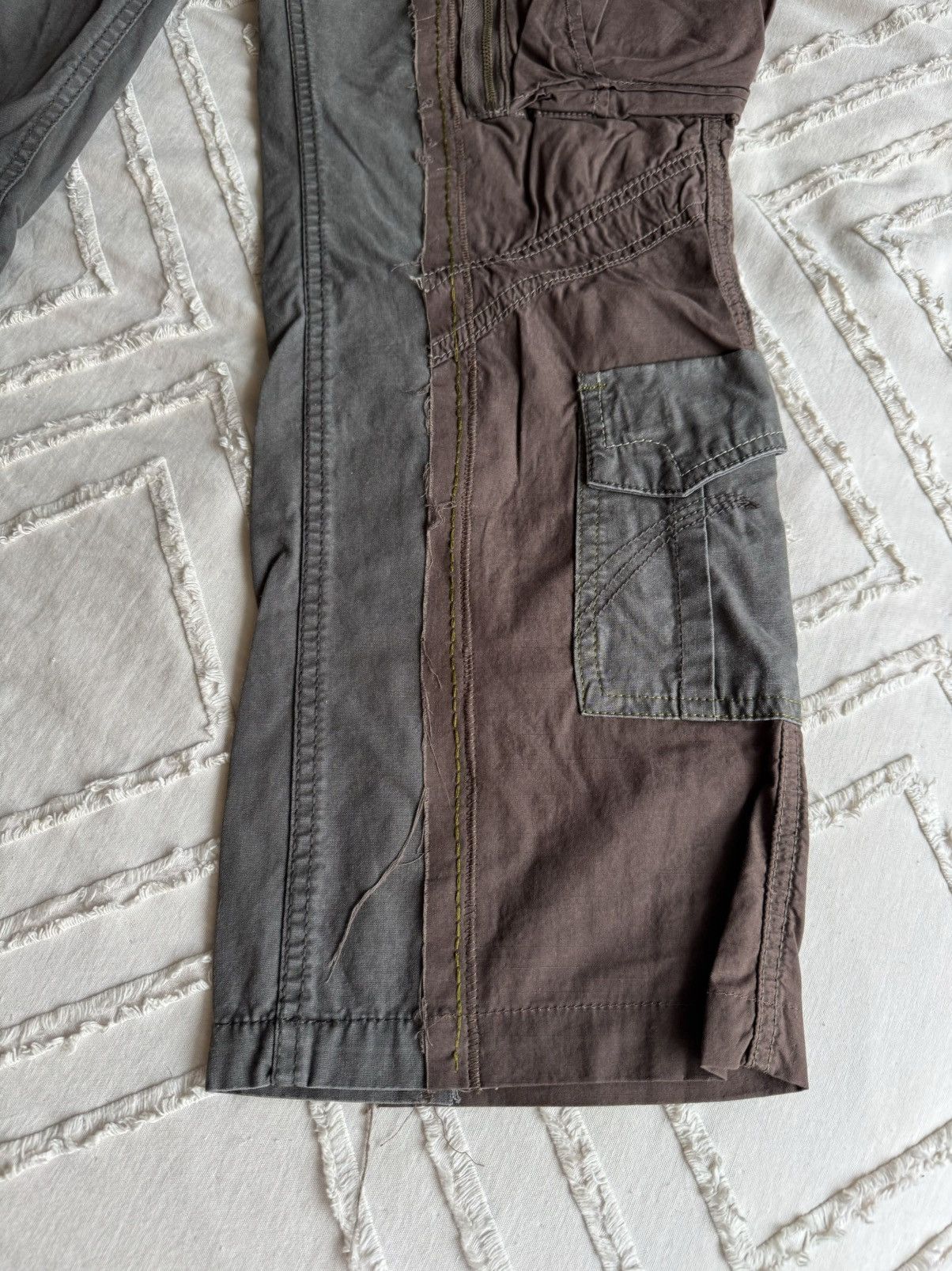 Other Custom Reworked Cargo Pants Size US 29 - 5 Thumbnail
