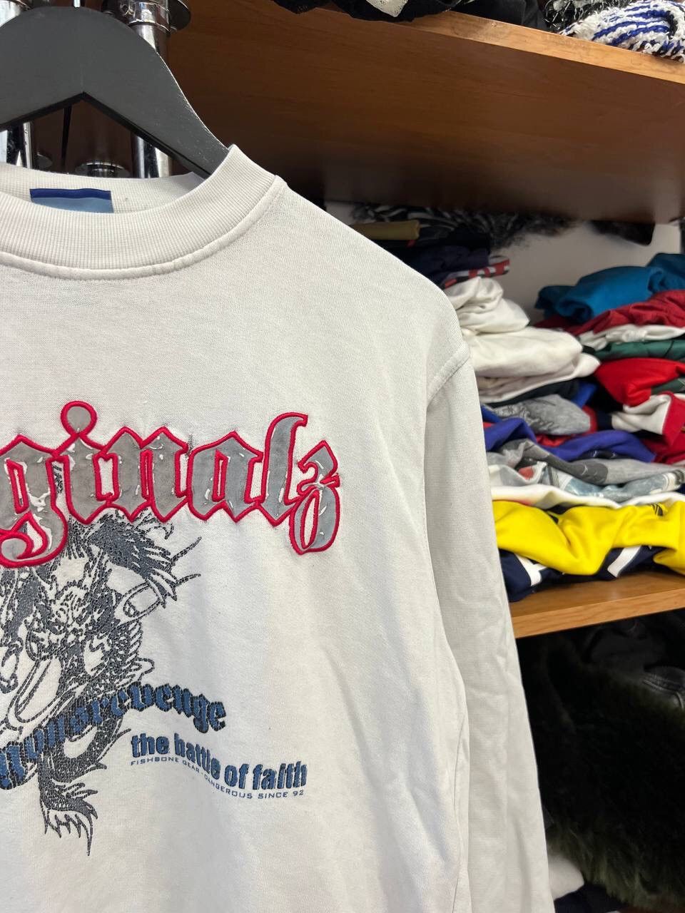 Vintage Fishbone Vintage Unique Y2K / 90s Crewneck Sweatshirt Size US M / EU 48-50 / 2 - 3 Thumbnail