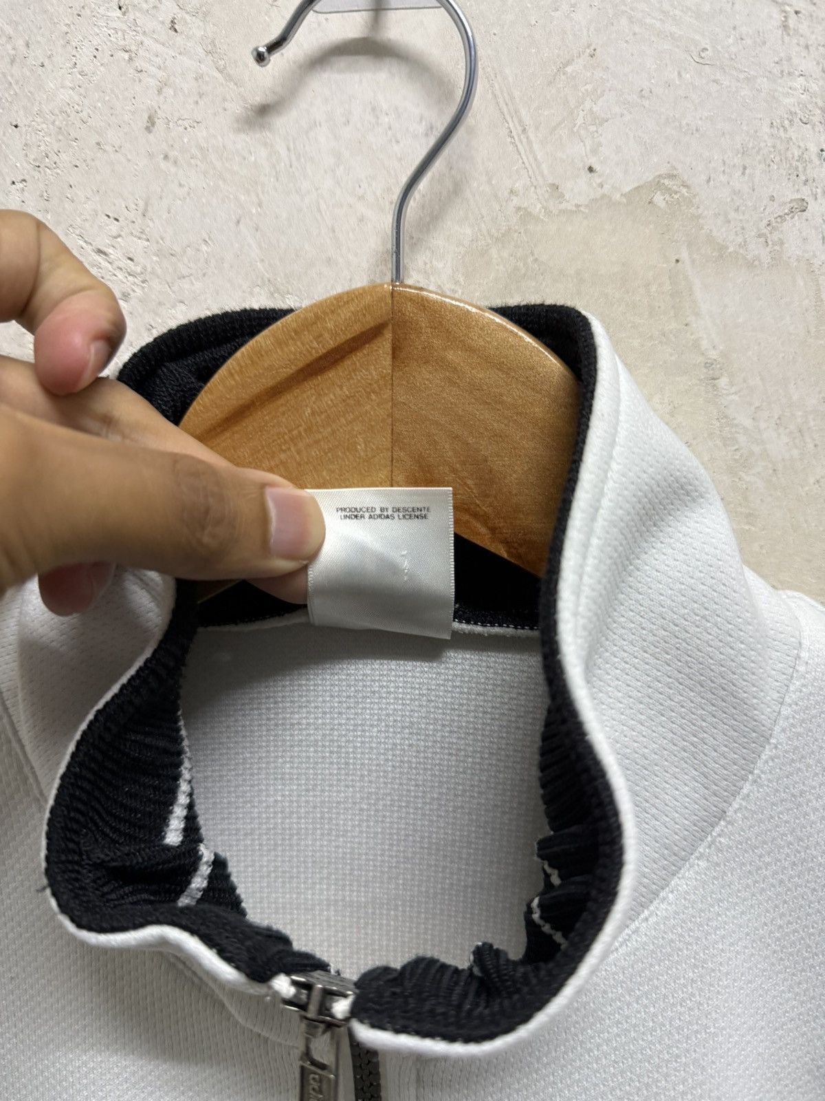 Adidas Vintage 90s Adidas Trefoil Stripe Zip Track Jacket Size US M / EU 48-50 / 2 - 7 Thumbnail