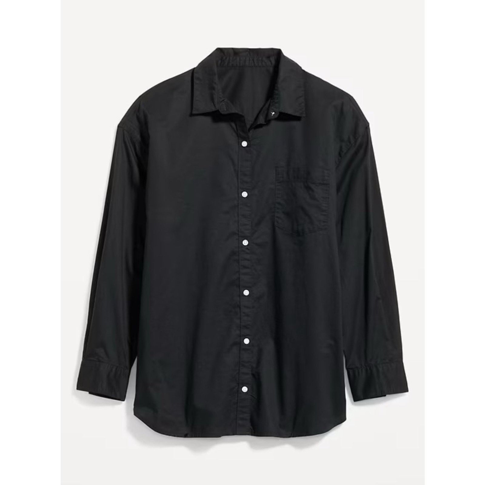 Old Navy NWT Old Navy Oversized Black Boyfriend Shirt Medium T Size M / US 6-8 / IT 42-44 - 2 Thumbnail