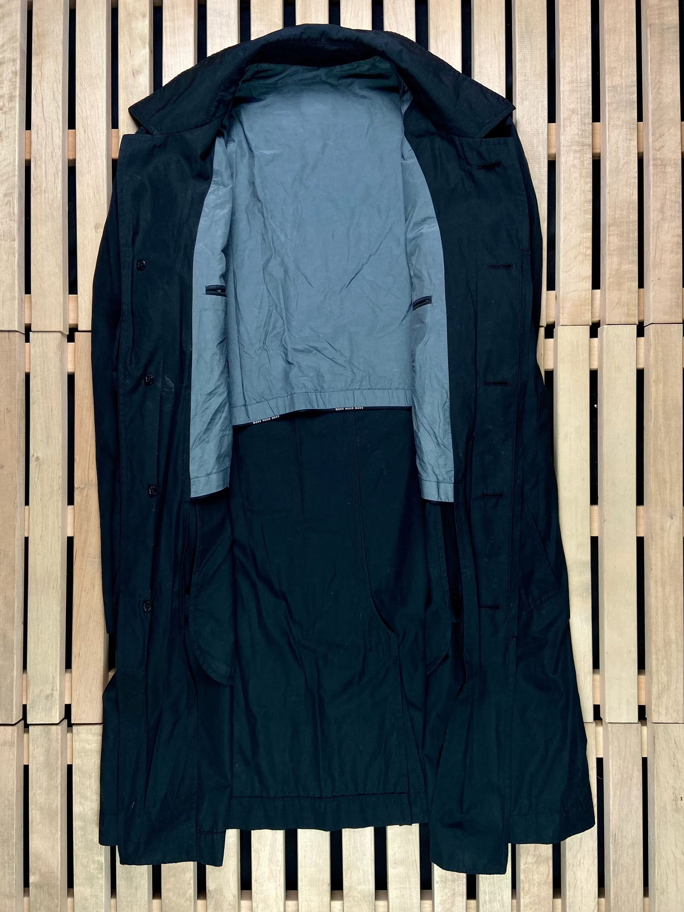 Hugo Boss Mens Trench Coat Jacket Hugo Boss Size 50 Cotton Size US M / EU 48-50 / 2 - 5 Thumbnail