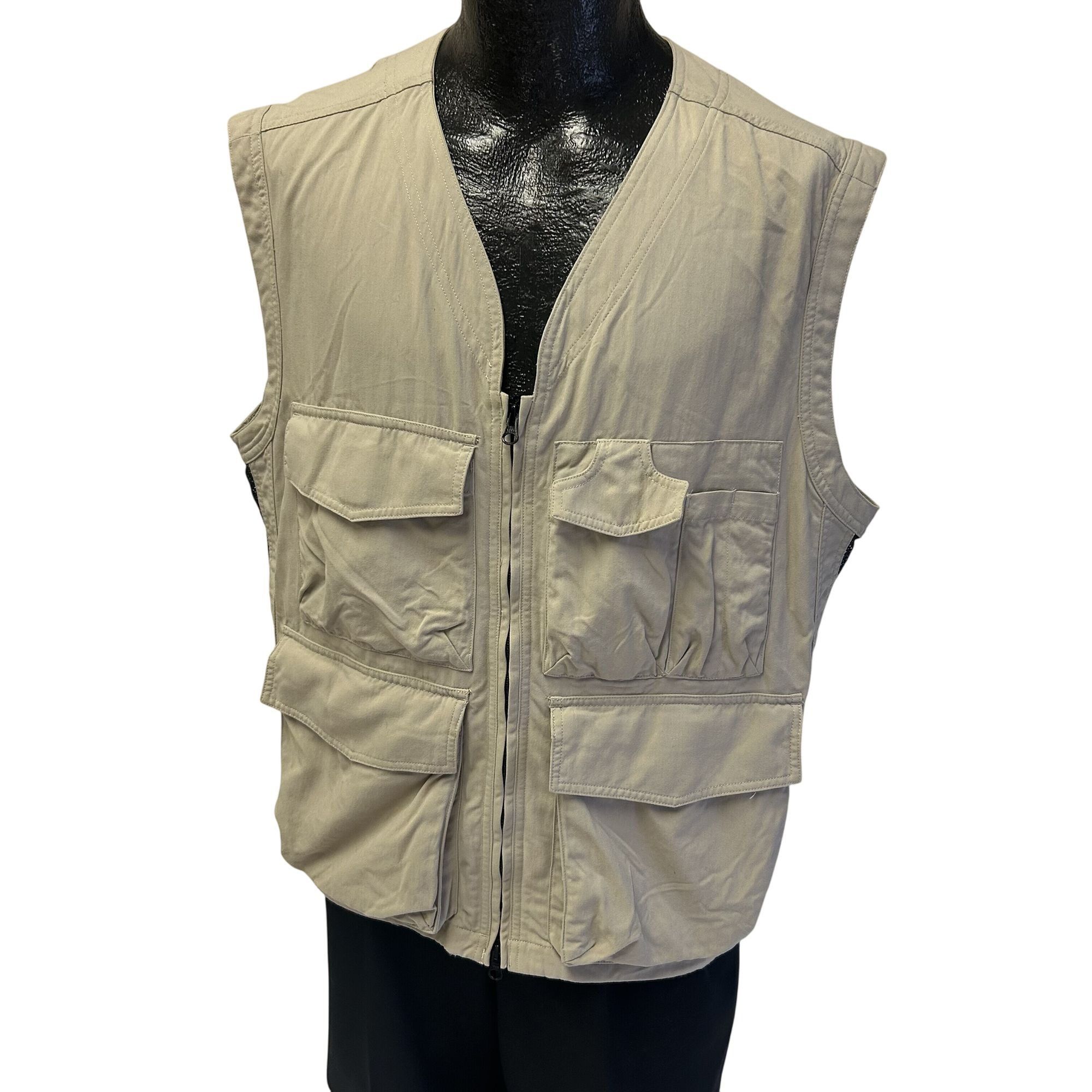 Duluth Trading Company Duluth Trading Khaki Nylon 16 Pocket UTILITY Fishing Vest Size US XL / EU 56 / 4 - 1 Thumbnail