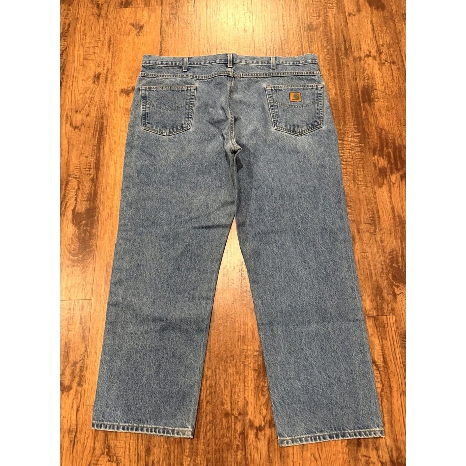 Carhartt Carhartt Pants Mens 44 Blue Jeans 44x30 Traditional Fit Workwear Denim B180 F623 Size US 44 / EU 60 - 3 Thumbnail