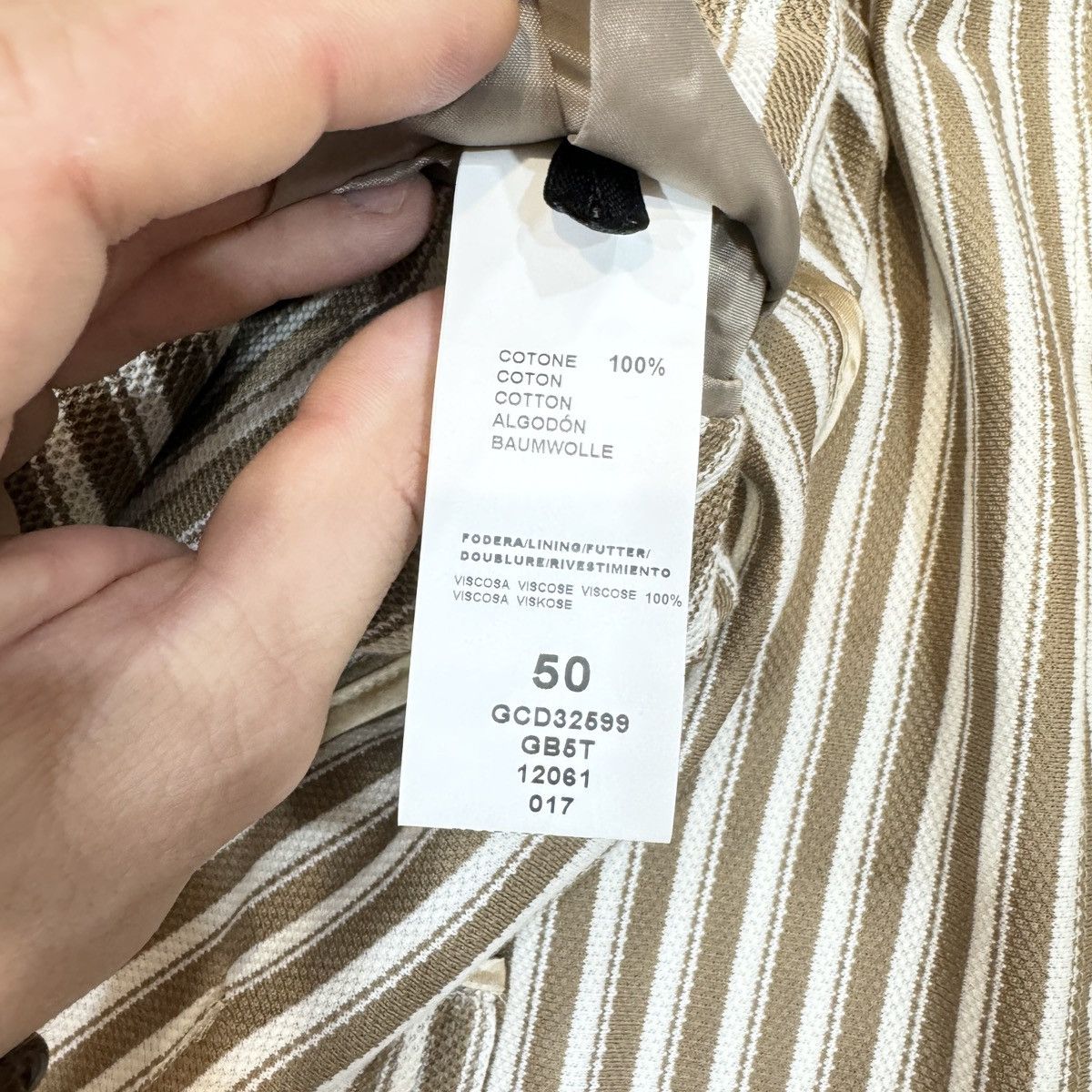Designer Exibit Mens Cotton Blazer 50size Size 50R - 11 Thumbnail