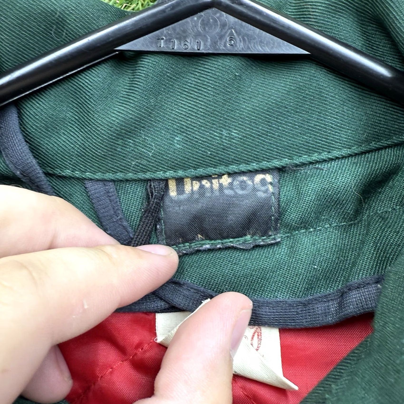 Vintage Vintage Unitog Coca-Cola Jacket Mens L Large Bomber Canvas Quilted Lined 90s Green Wool? Size US L / EU 52-54 / 3 - 3 Thumbnail