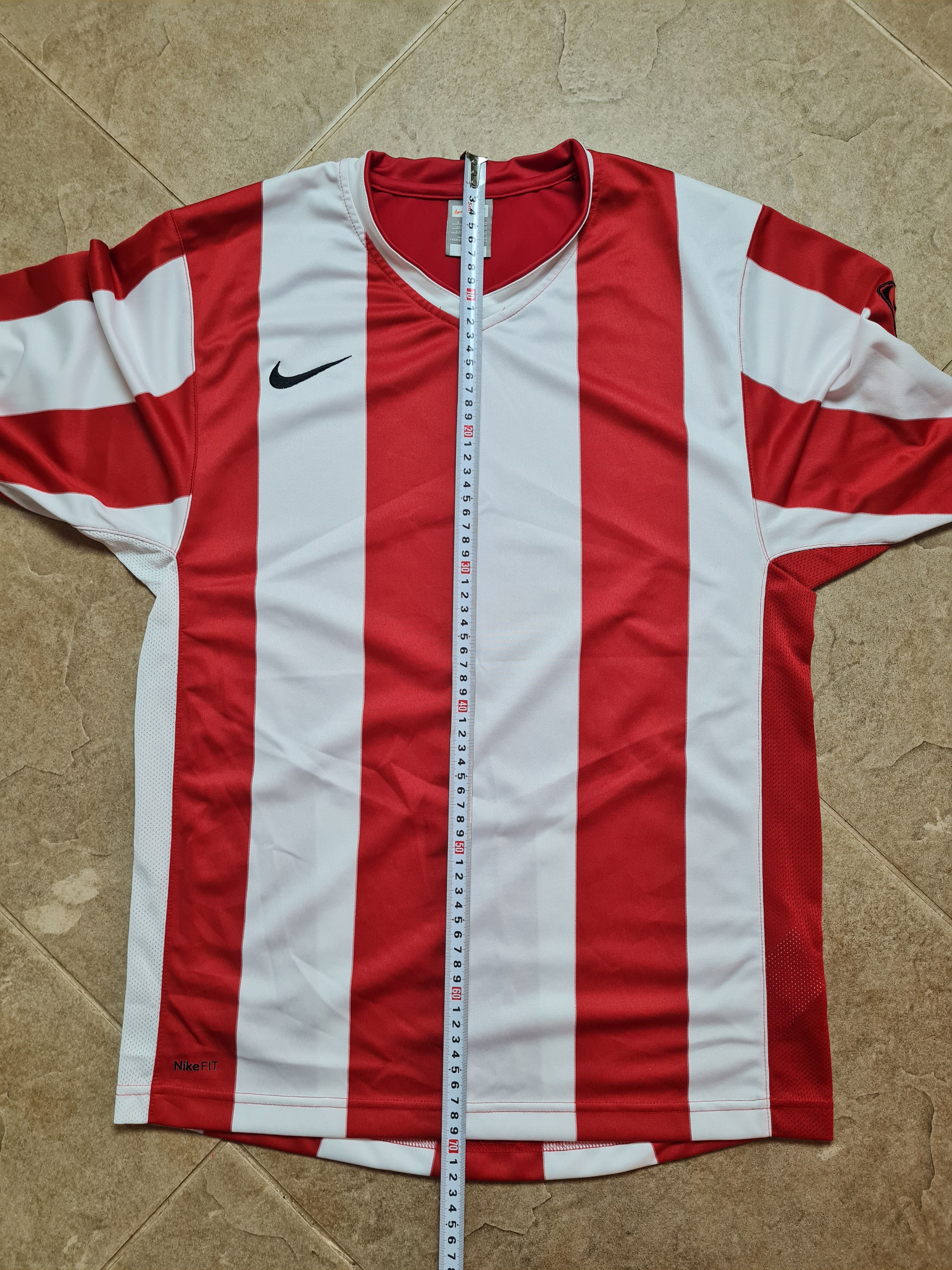 Nike Nike Striped Division Football Jersey Long Sleeve Red White Size US S / EU 44-46 / 1 - 8 Thumbnail