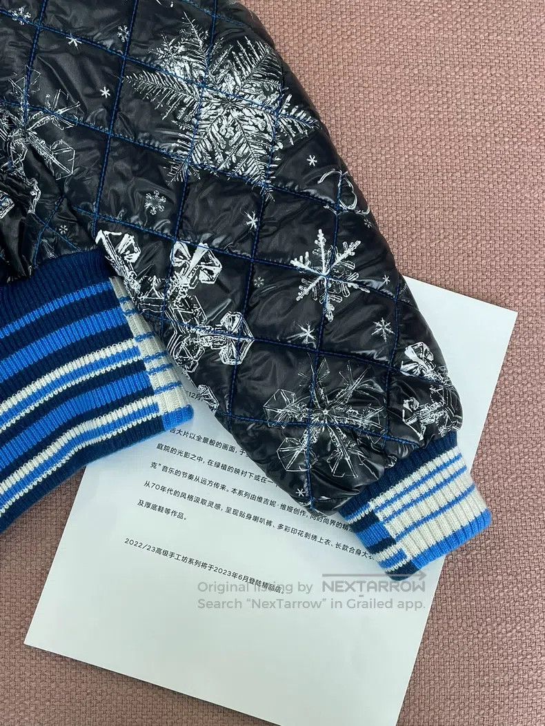 Chanel Chanel Black snowflake-printed cotton jacket Size XS / US 0-2 / IT 36-38 - 4 Thumbnail