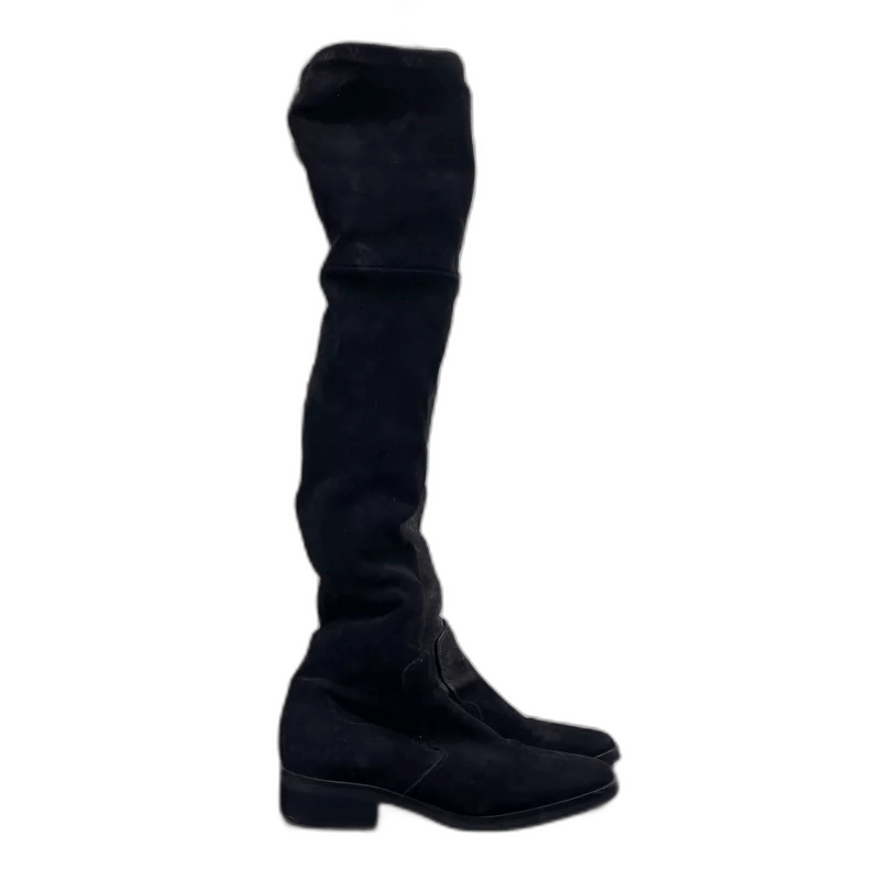 Guidi Parallele Knee-High Boots in Black Color Size US 6 / IT 36 - 1 Thumbnail