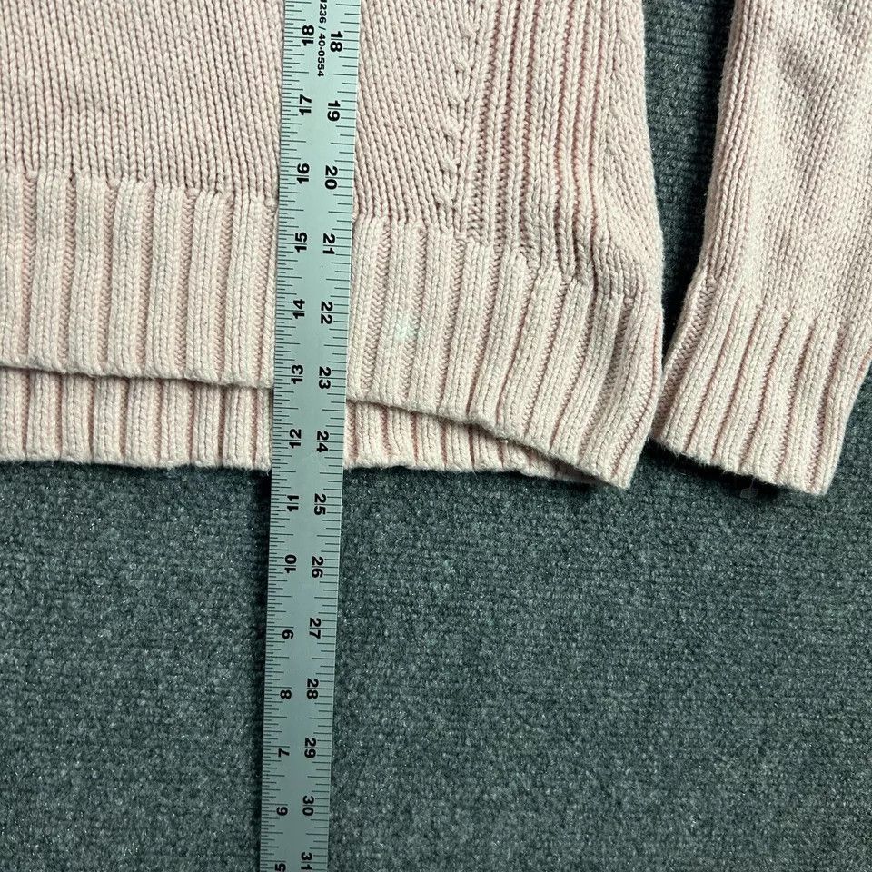J.Crew × Vintage Vintage J Crew Sweater Womens Small Pink Chunk Knit Always Size S / US 4 / IT 40 - 4 Thumbnail