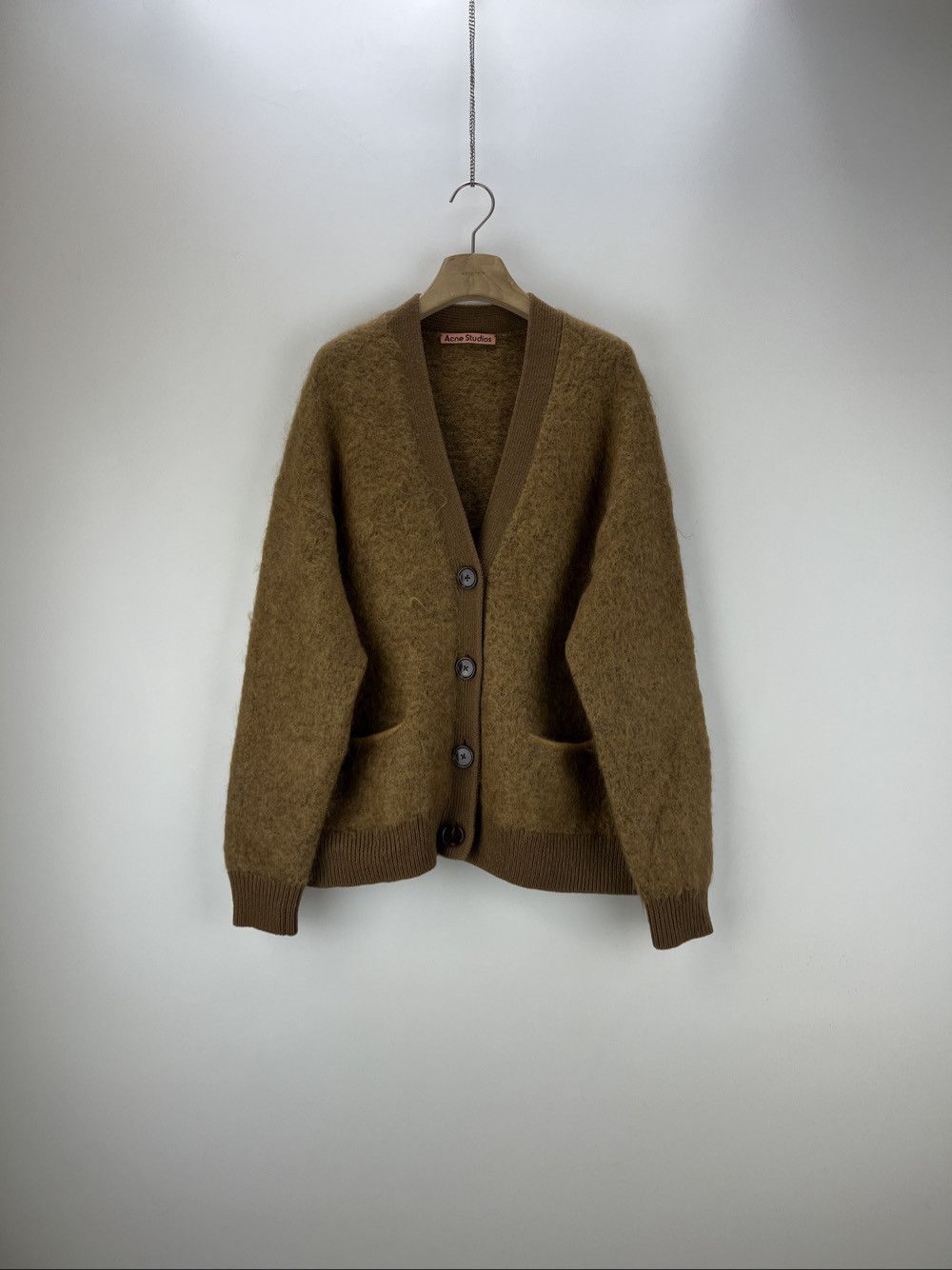 Acne Studios Acne Studios Mohair Blend V-Neck Cardigan Size S Size S / US 4 / IT 40 - 1 Thumbnail